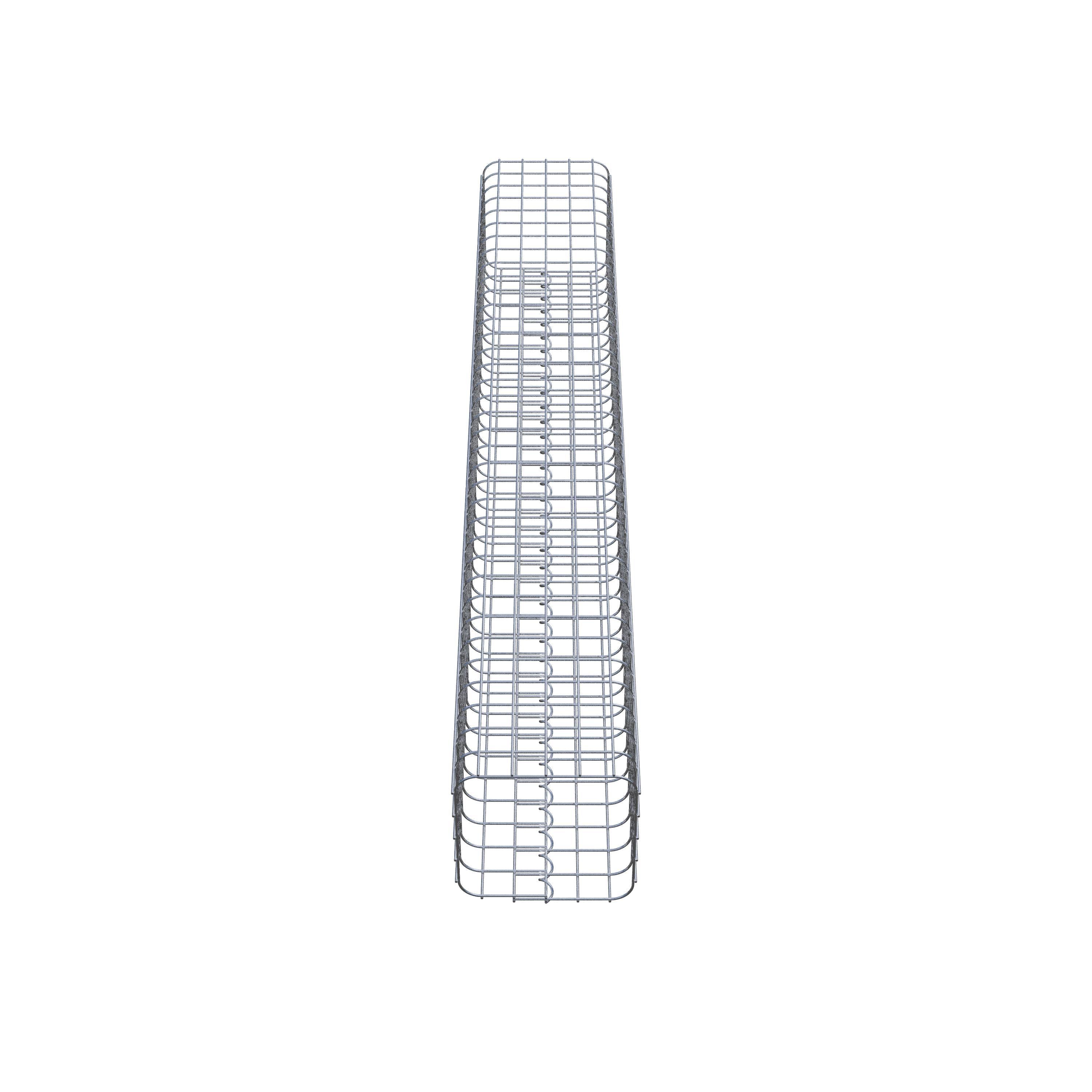 Colonne de gabion 27 x 27 cm MW 5 x 5 cm carré