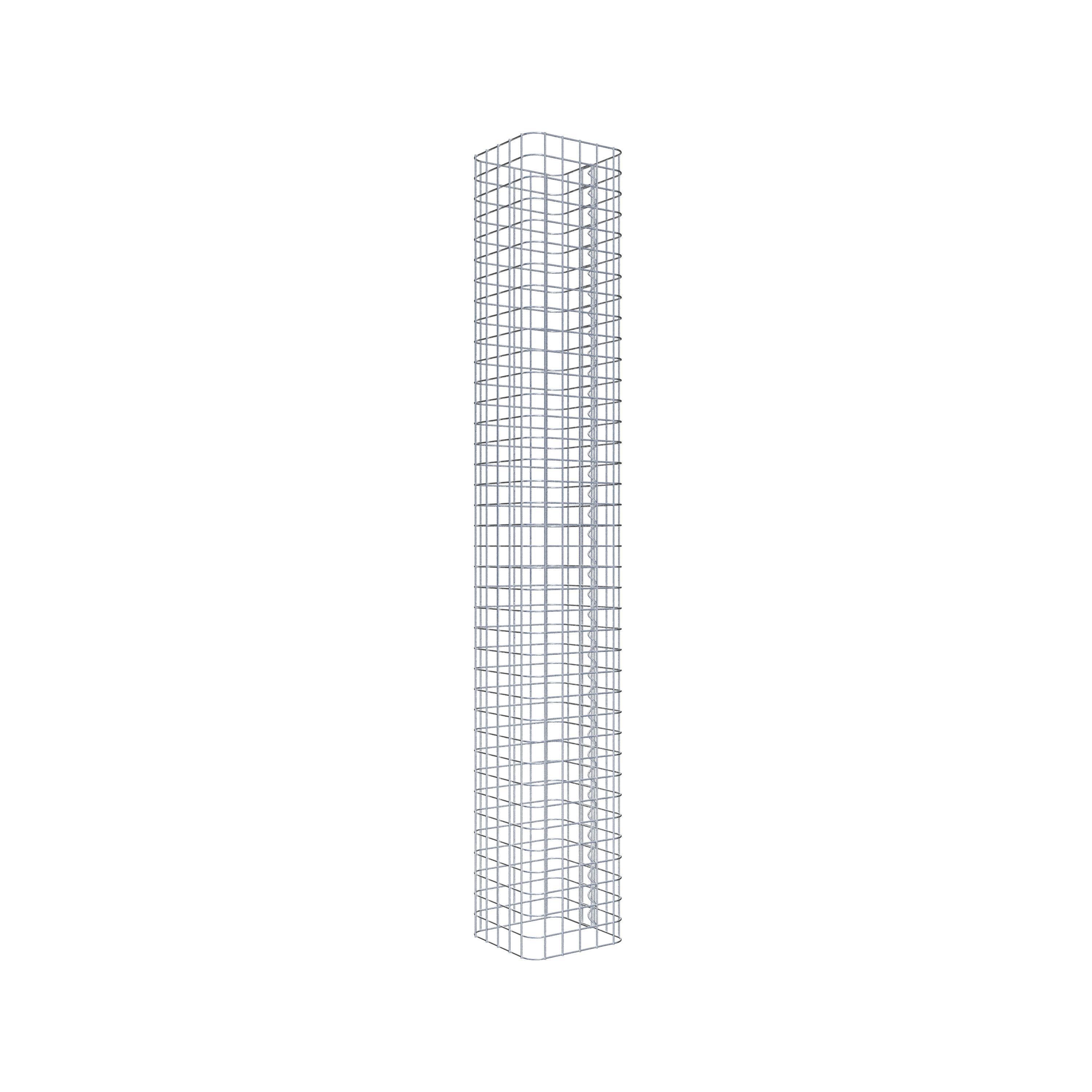 Colonne de gabion 27 x 27 cm MW 5 x 5 cm carré