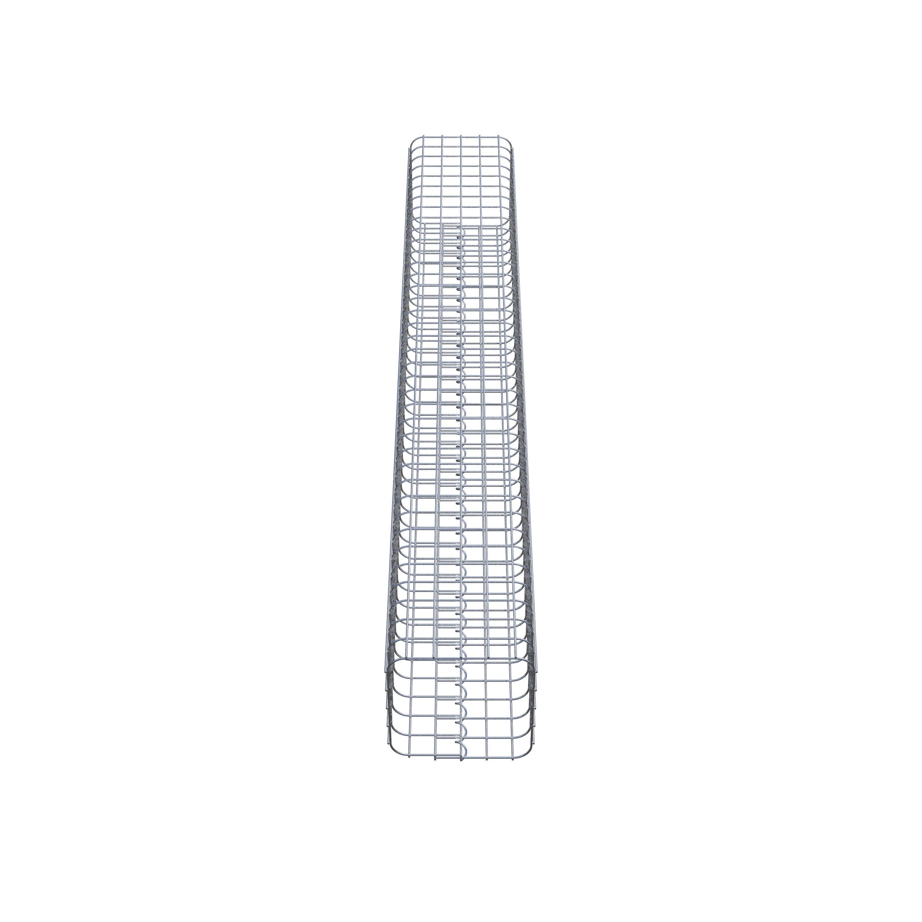Colonne de gabion 27 x 27 cm MW 5 x 5 cm carré