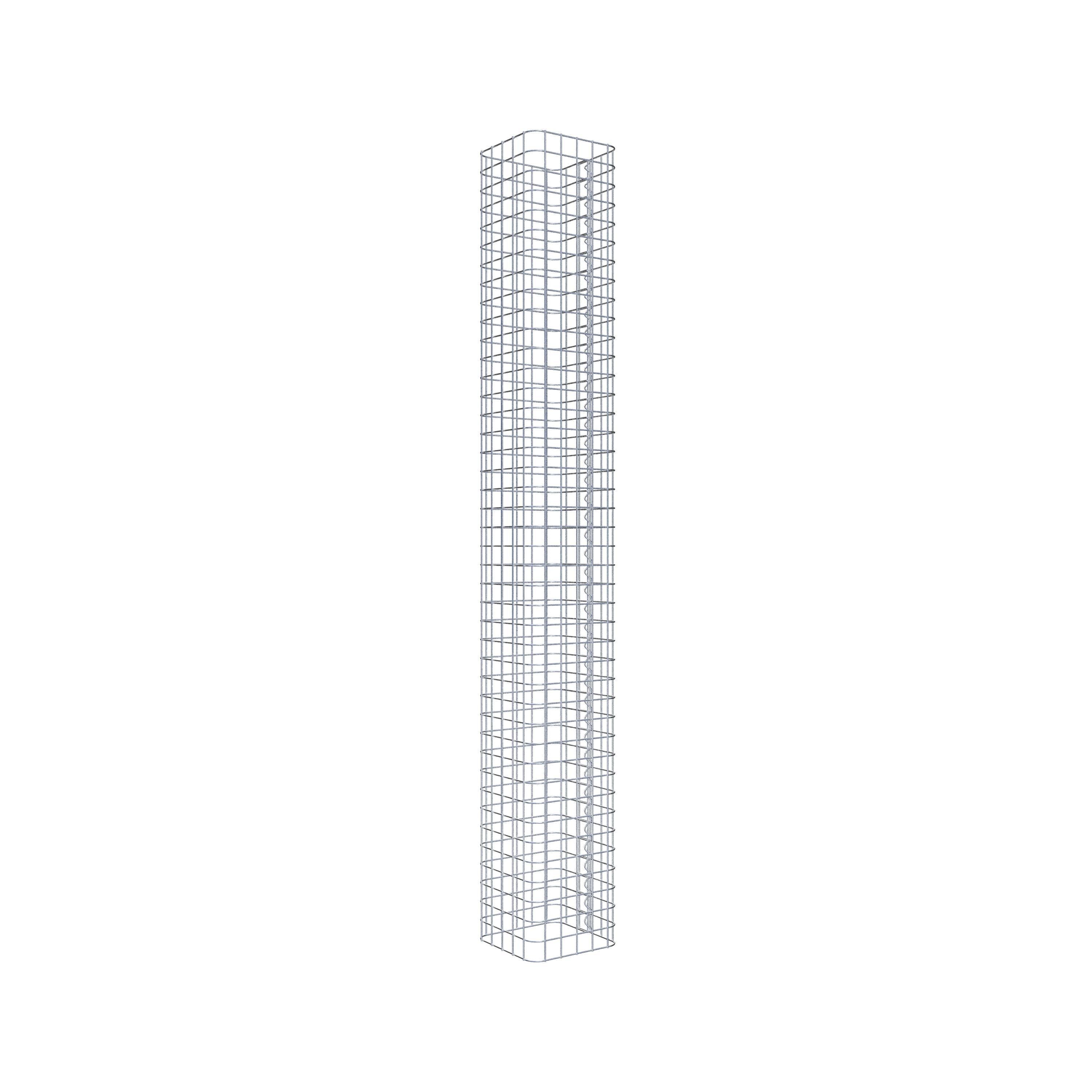 Colonne de gabion 27 x 27 cm MW 5 x 5 cm carré