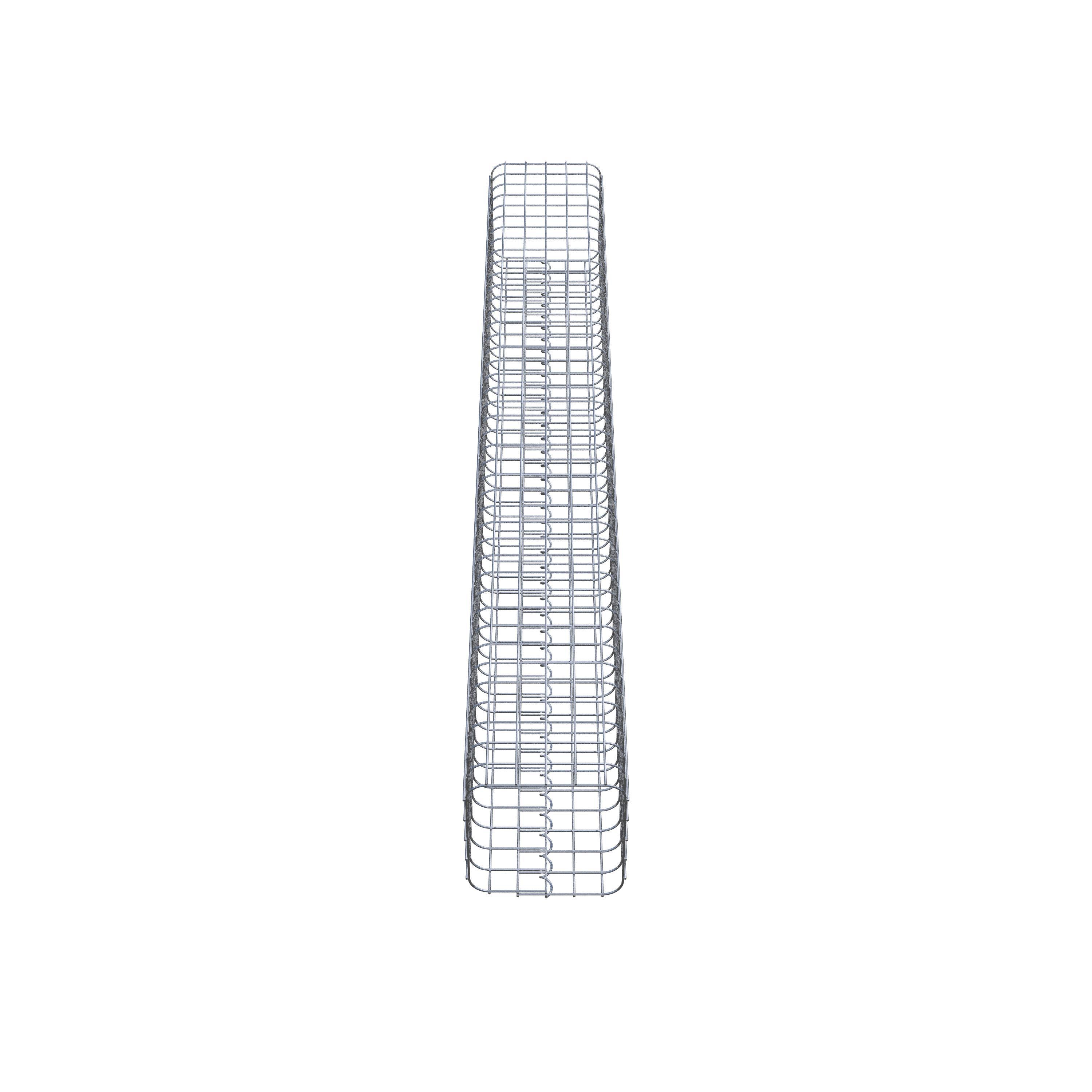 Colonne de gabion 27 x 27 cm MW 5 x 5 cm carré