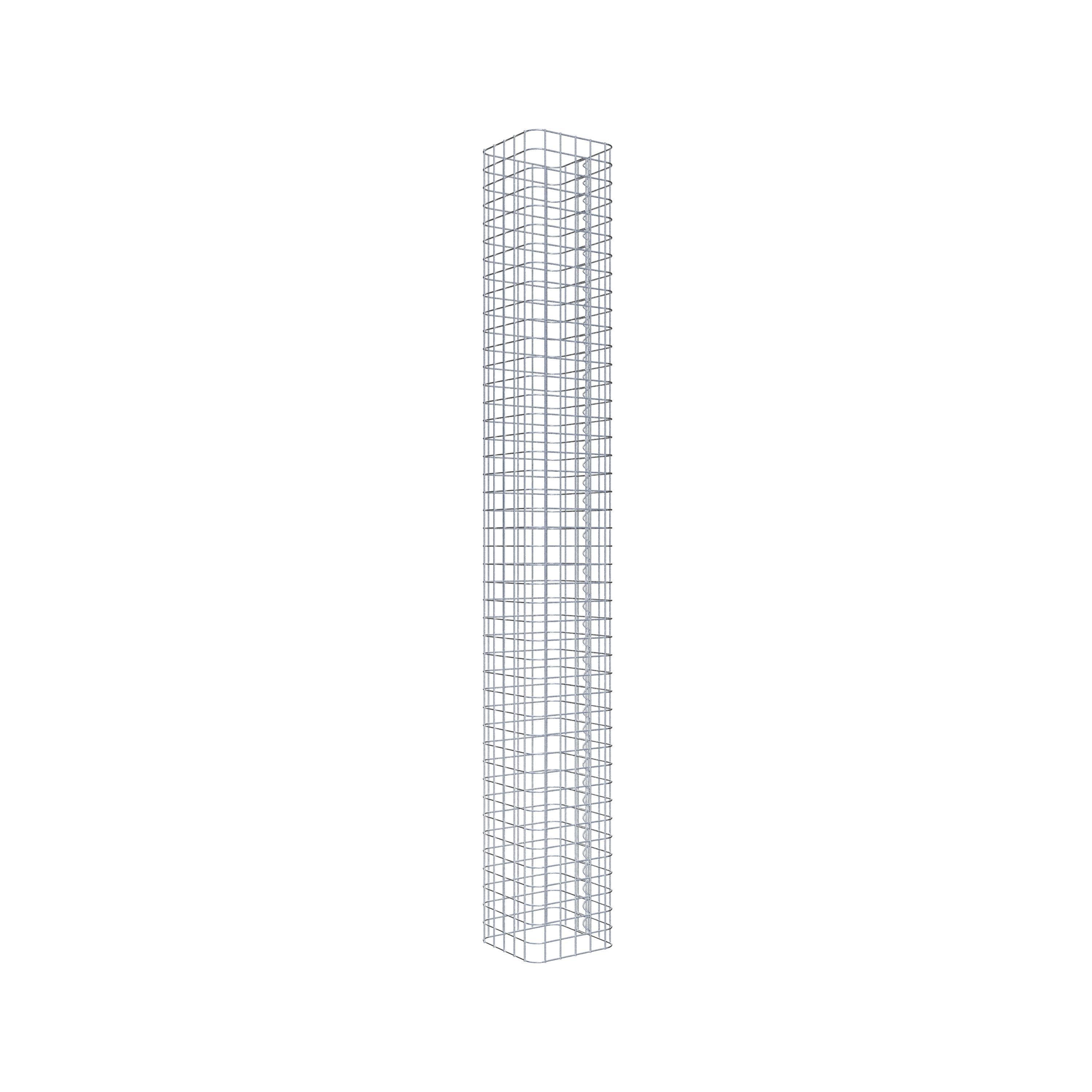 Colonne de gabion 27 x 27 cm MW 5 x 5 cm carré