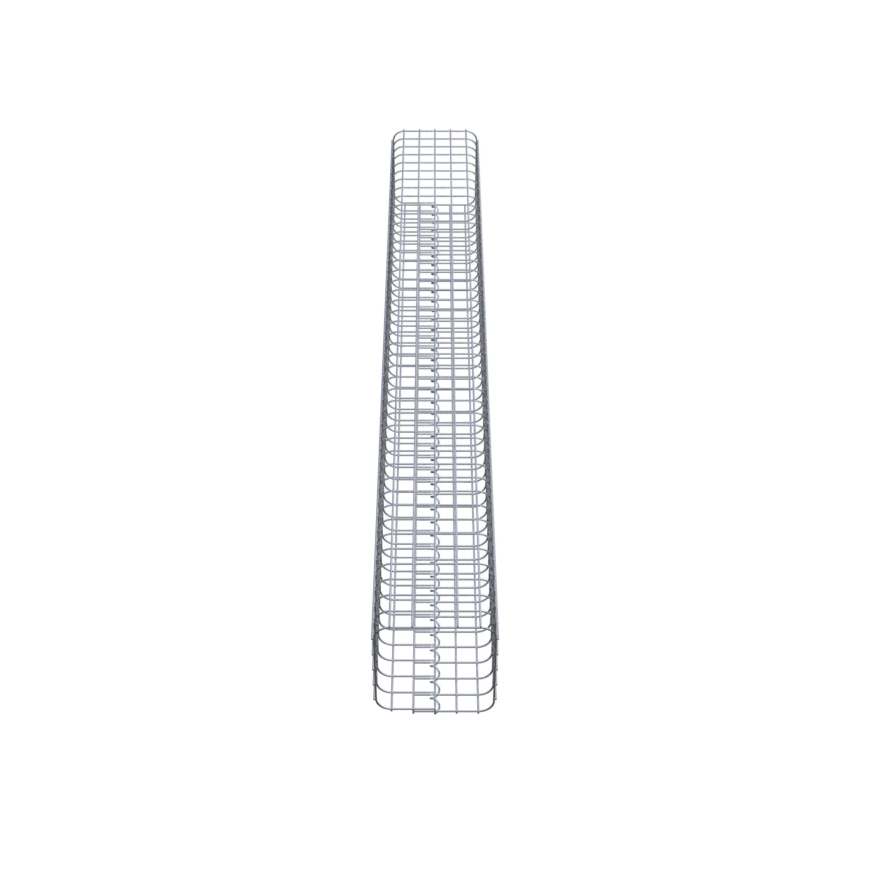 Colonne de gabion 27 x 27 cm MW 5 x 5 cm carré