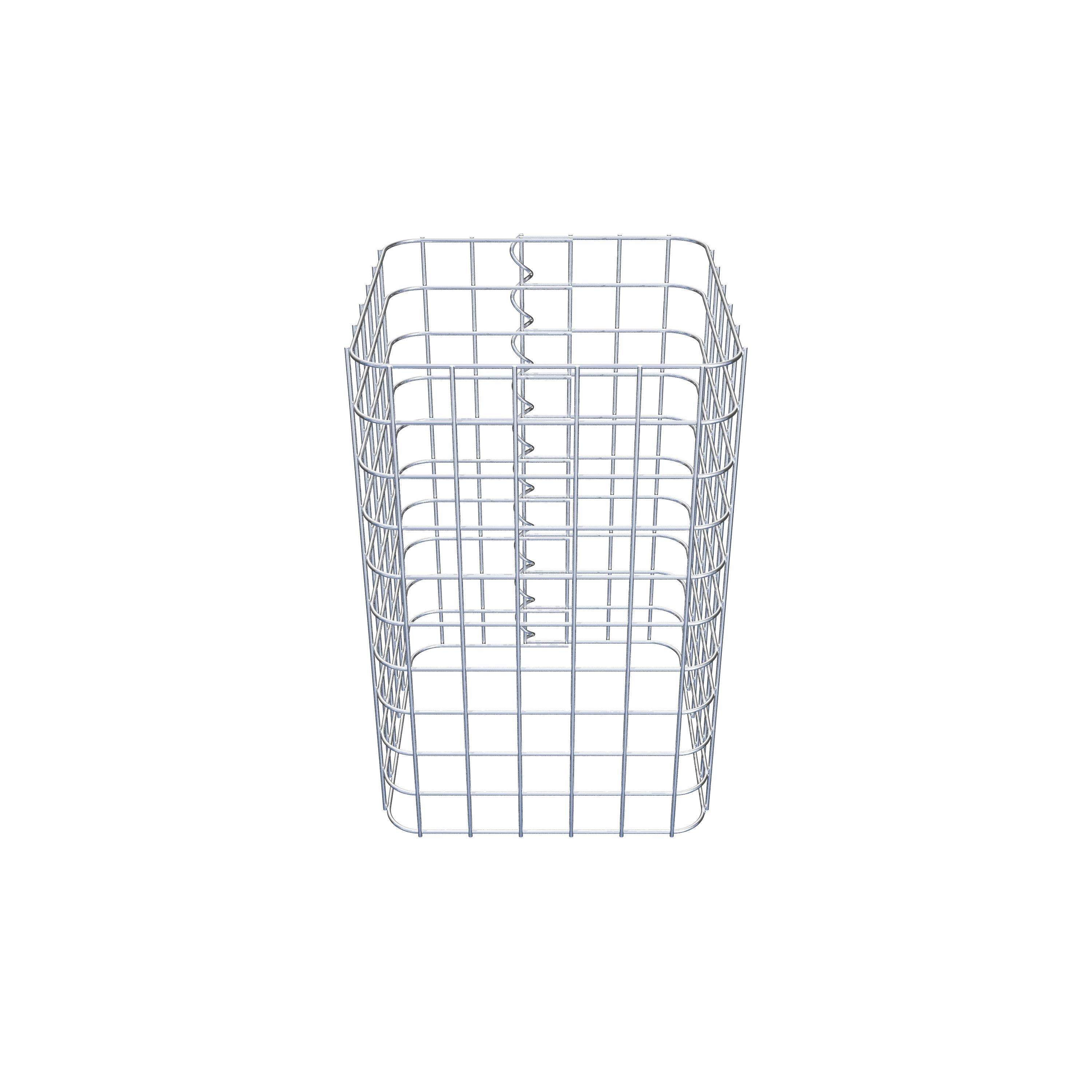 Columna de gaviones 32 x 32 cm MW 5 x 5 cm cuadrado