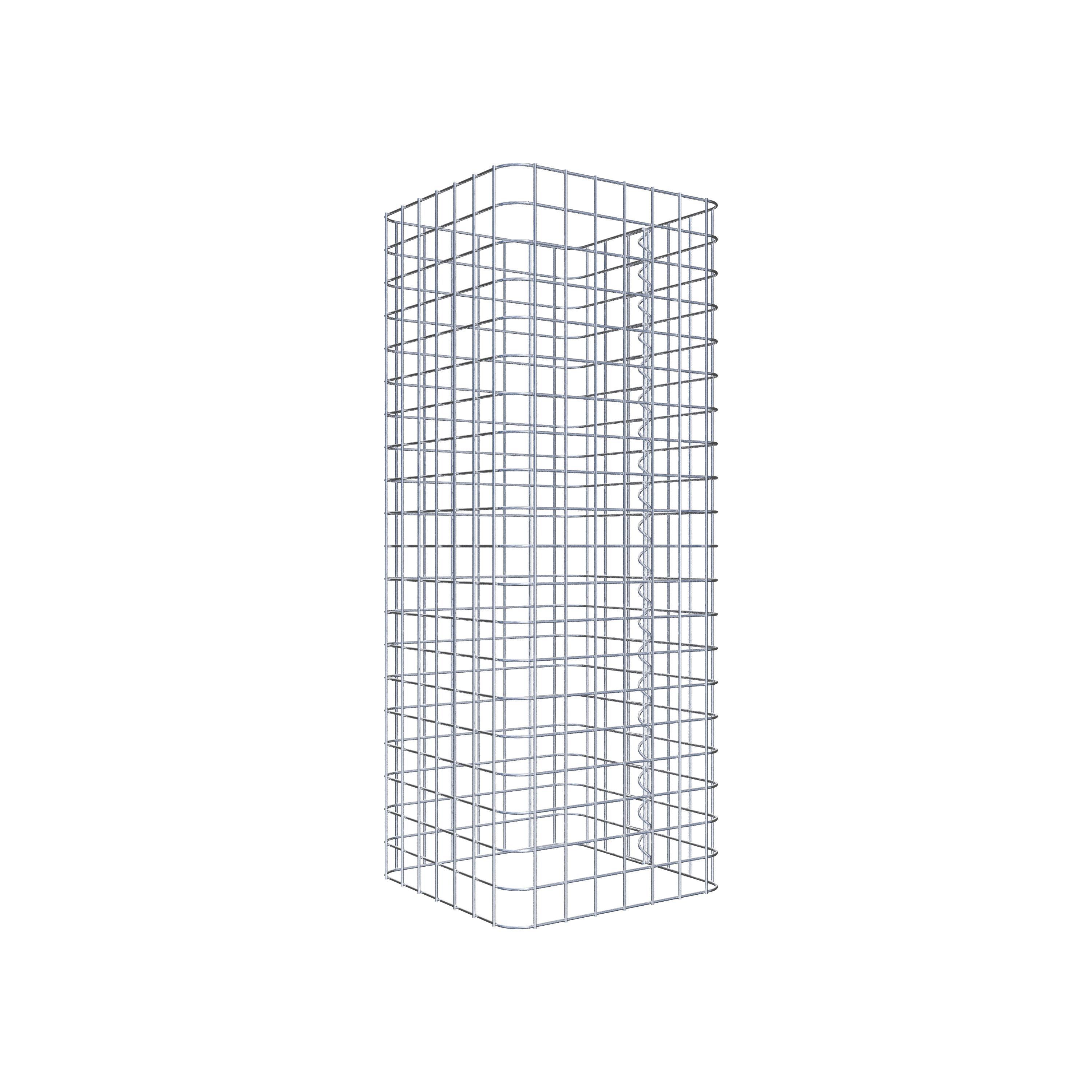 Colonne de gabion 37 x 37 cm MW 5 x 5 cm carré