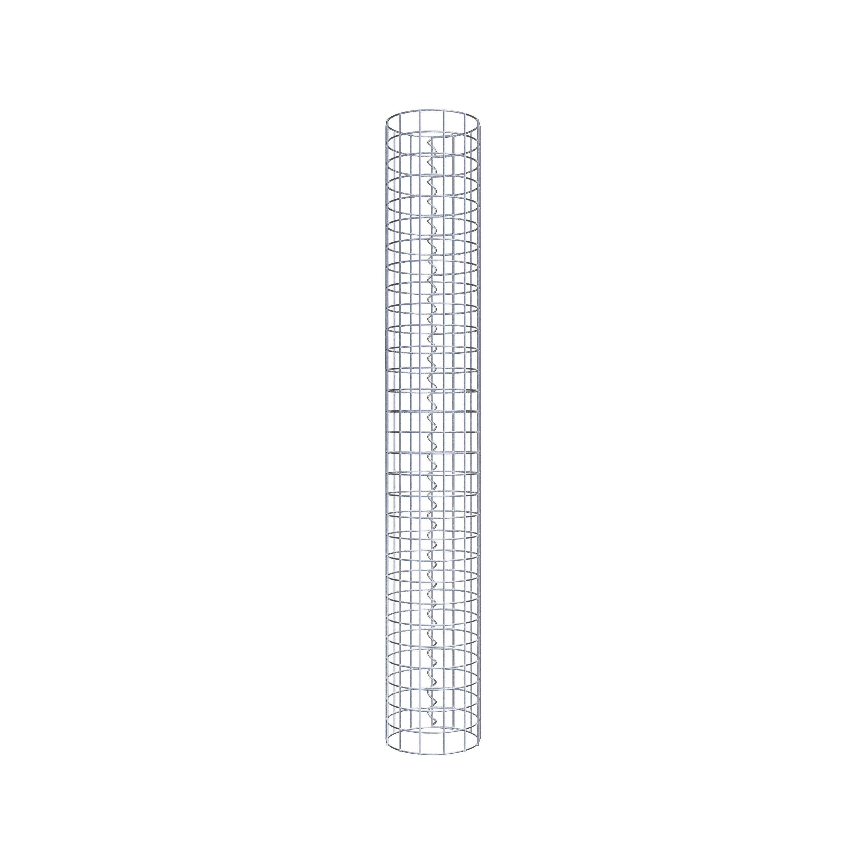 Colonna di gabbioni diametro 22 cm MW 5 x 5 cm rotonda
