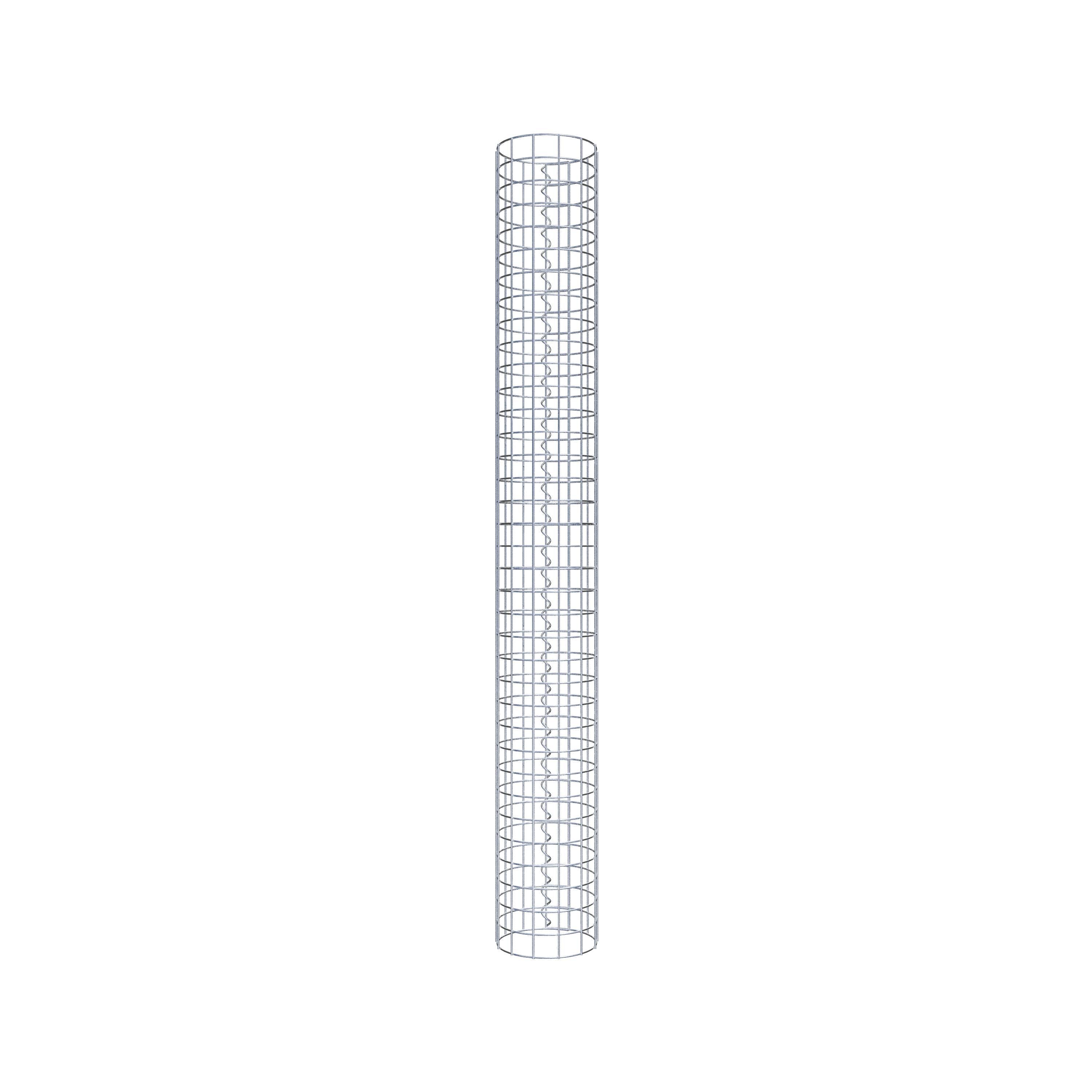 Colonna di gabbioni diametro 22 cm MW 5 x 5 cm rotonda