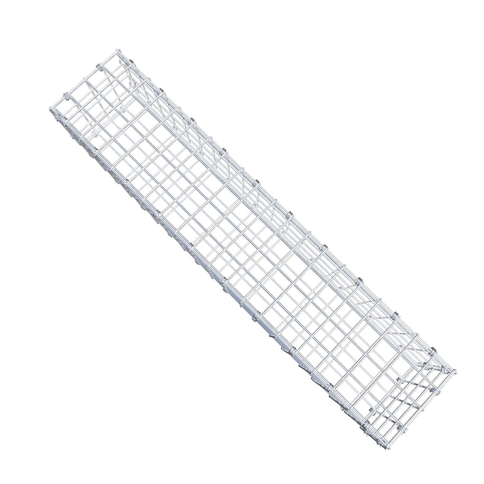 Schanskorf 100 cm x 20 cm x 20 cm (L x H x D), maaswijdte 5 x 5 cm, spiraalring