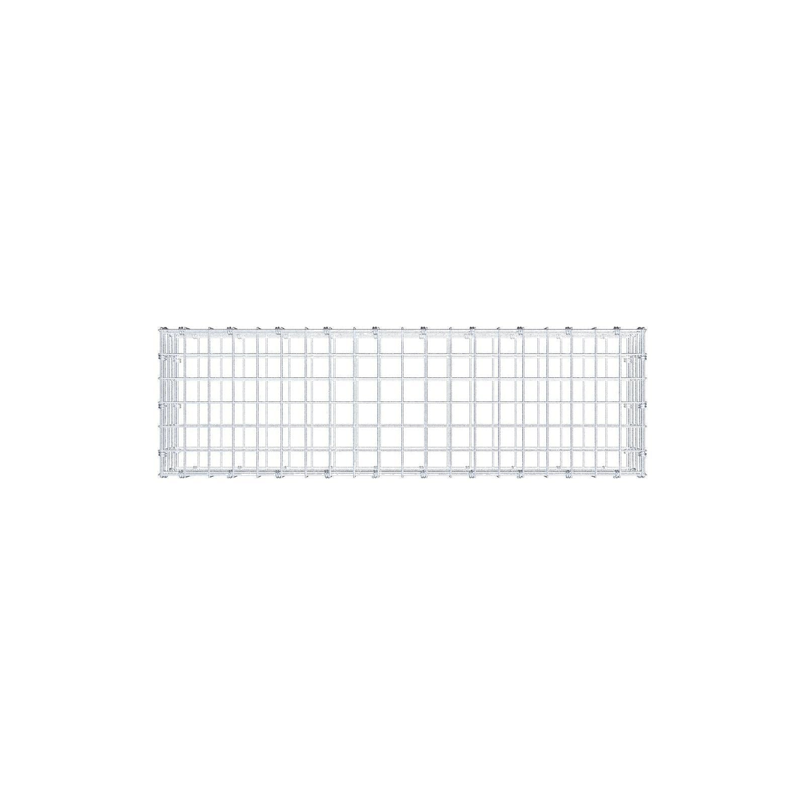 Gabbione 100 cm x 20 cm x 30 cm (L x H x P), maglia 5 x 5 cm, anello a spirale
