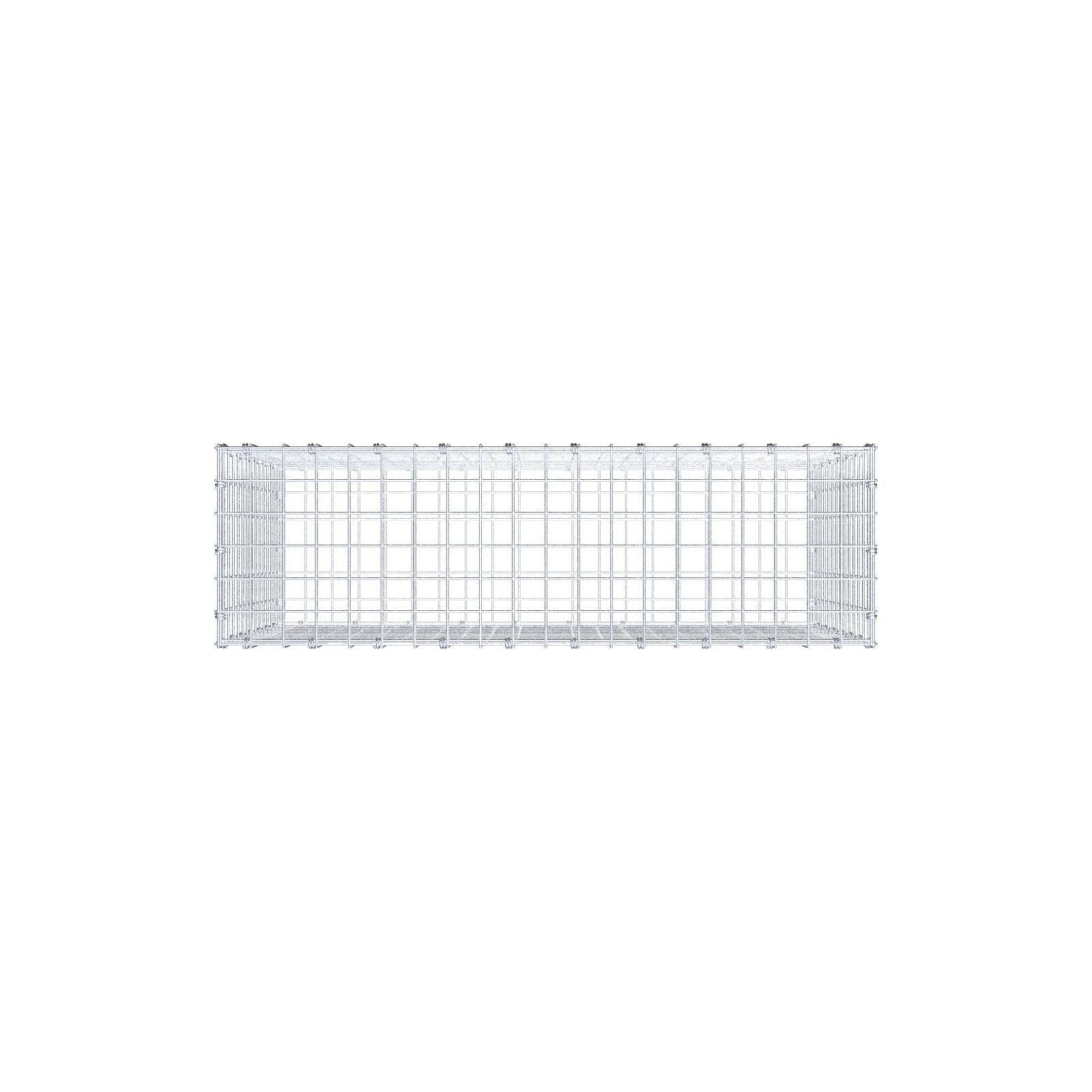 Gabion 100 cm x 70 cm x 30 cm (L x H x D), maskestørrelse 5 x 5 cm, spiralring