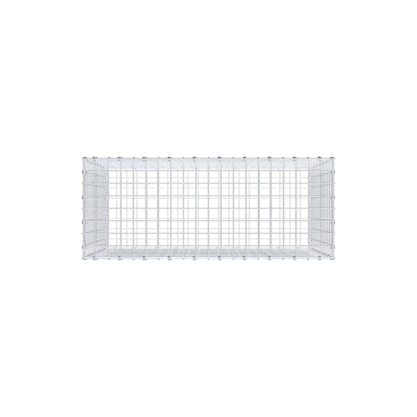 Schanskorf 100 cm x 70 cm x 40 cm (L x H x D), maaswijdte 5 x 5 cm, spiraalring