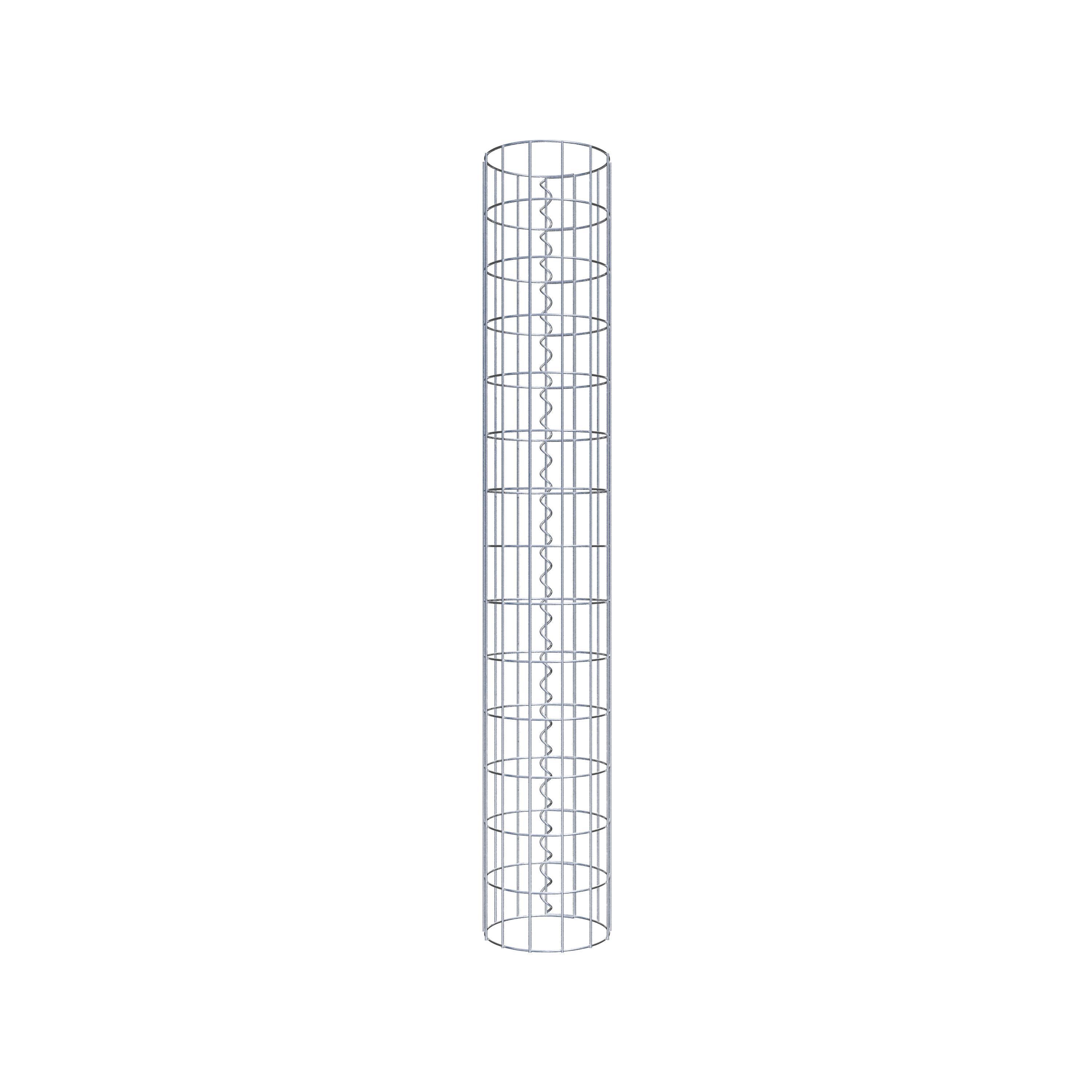 Gabion column diameter 22 cm, MW 5 x 10 cm round