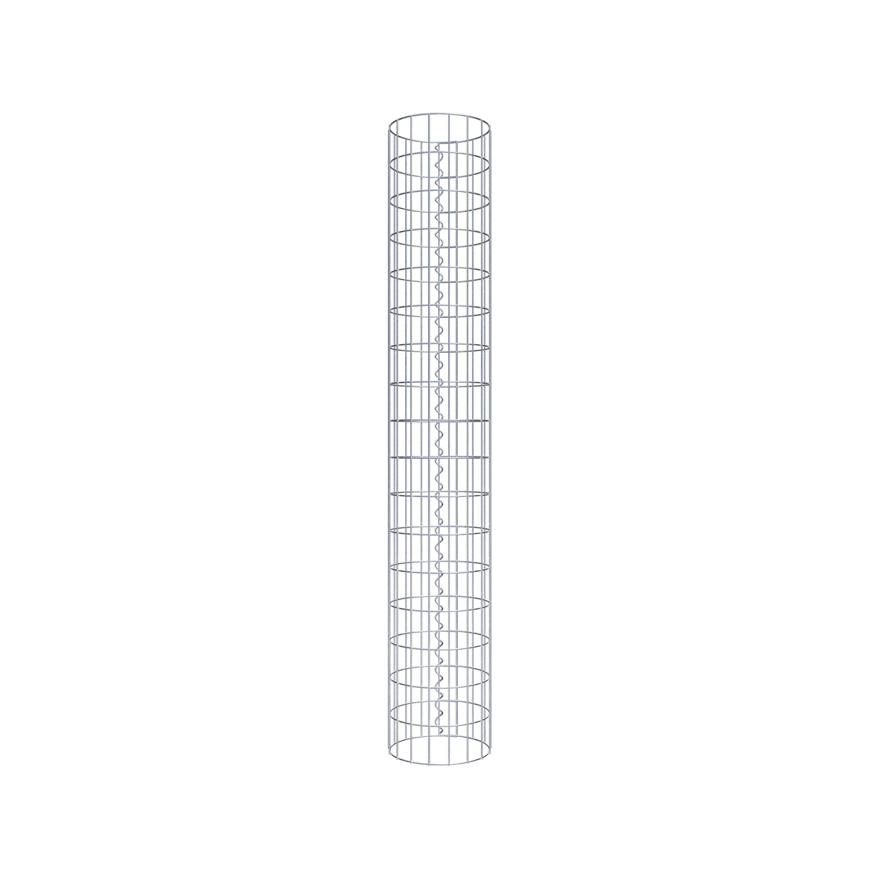 Colonna di gabbioni diametro 27 cm, MW 5 x 10 cm rotonda