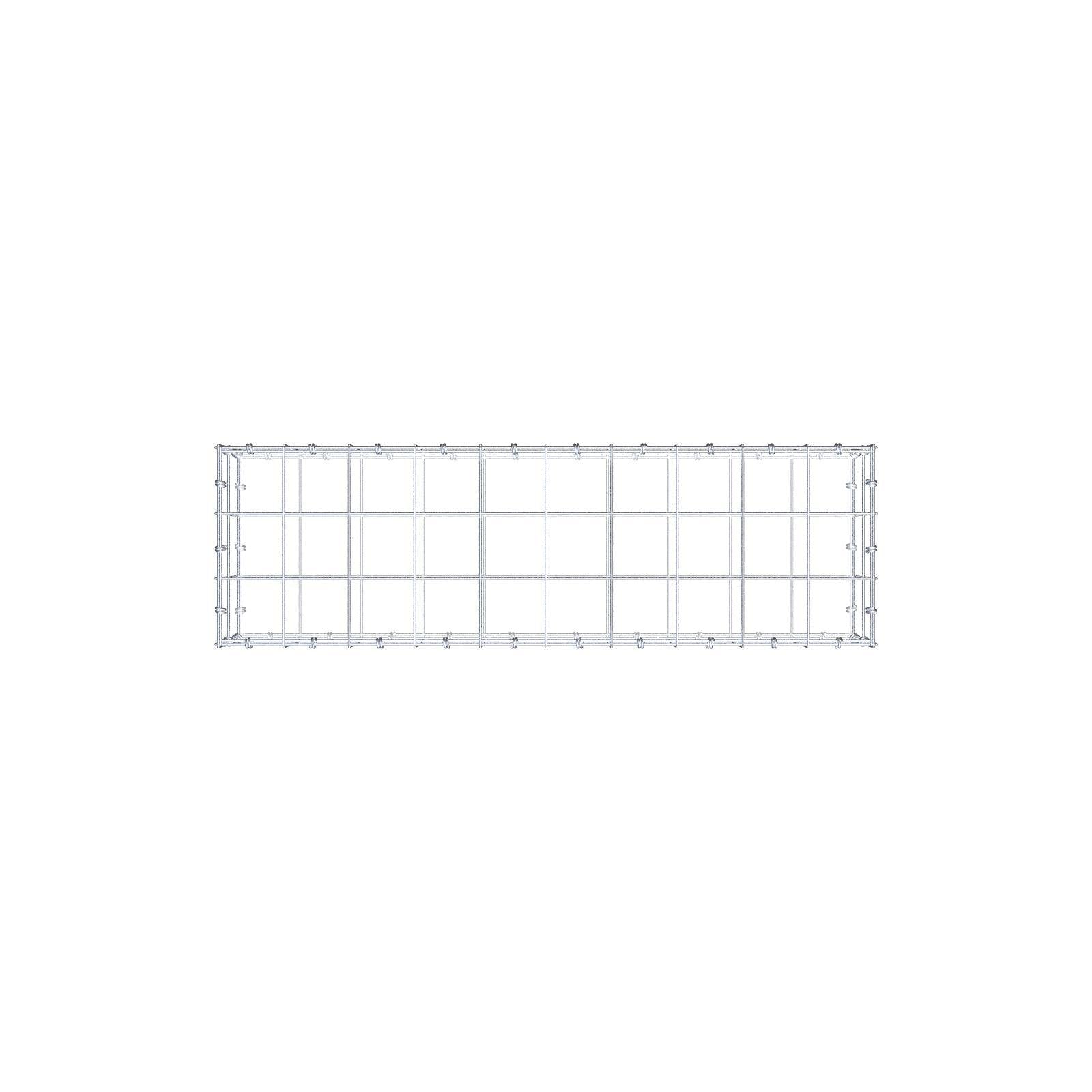Schanskorf 100 cm x 20 cm x 30 cm (L x H x D), maaswijdte 10 x 10 cm, spiraalring
