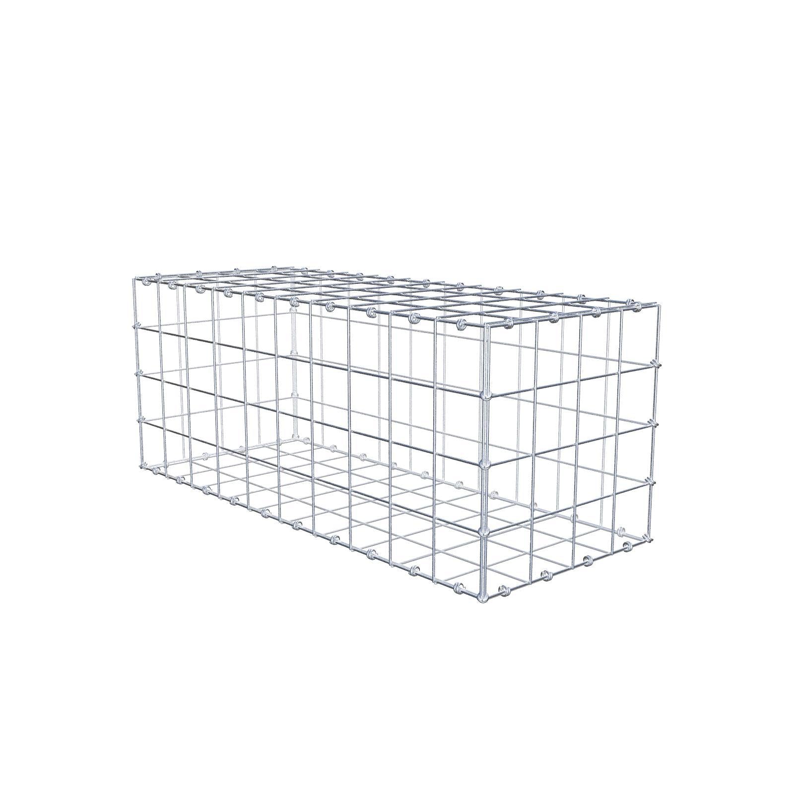Gabbione 100 cm x 40 cm x 40 cm (L x H x P), maglia 10 x 10 cm, anello a spirale