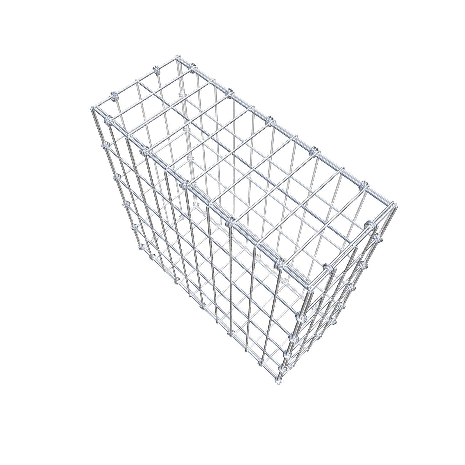 Gabion 50 cm x 50 cm x 20 cm (L x H x D), mesh size 5 x 10 cm, spiral ring