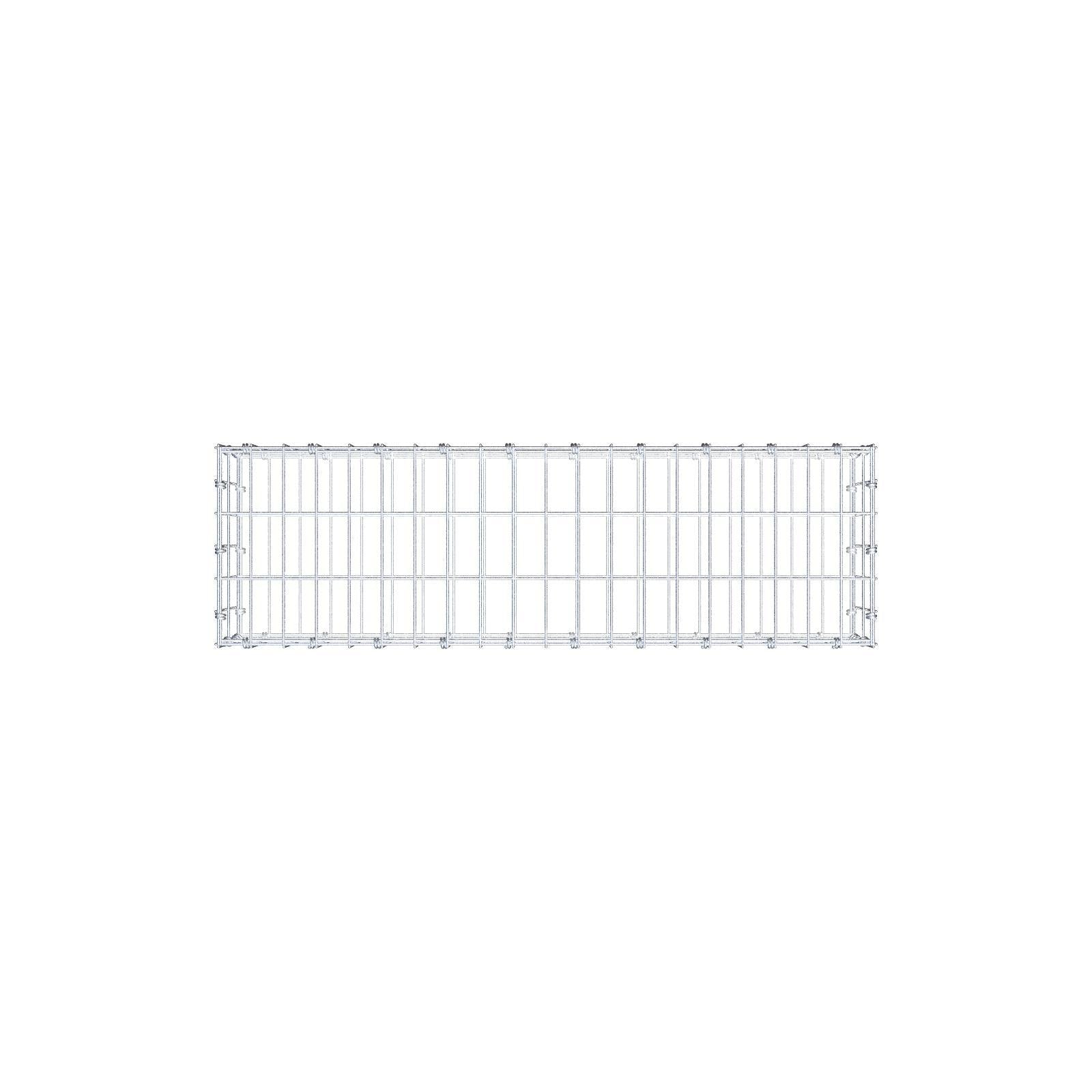 Schanskorf 100 cm x 20 cm x 30 cm (L x H x D), maaswijdte 5 x 10 cm, spiraalring