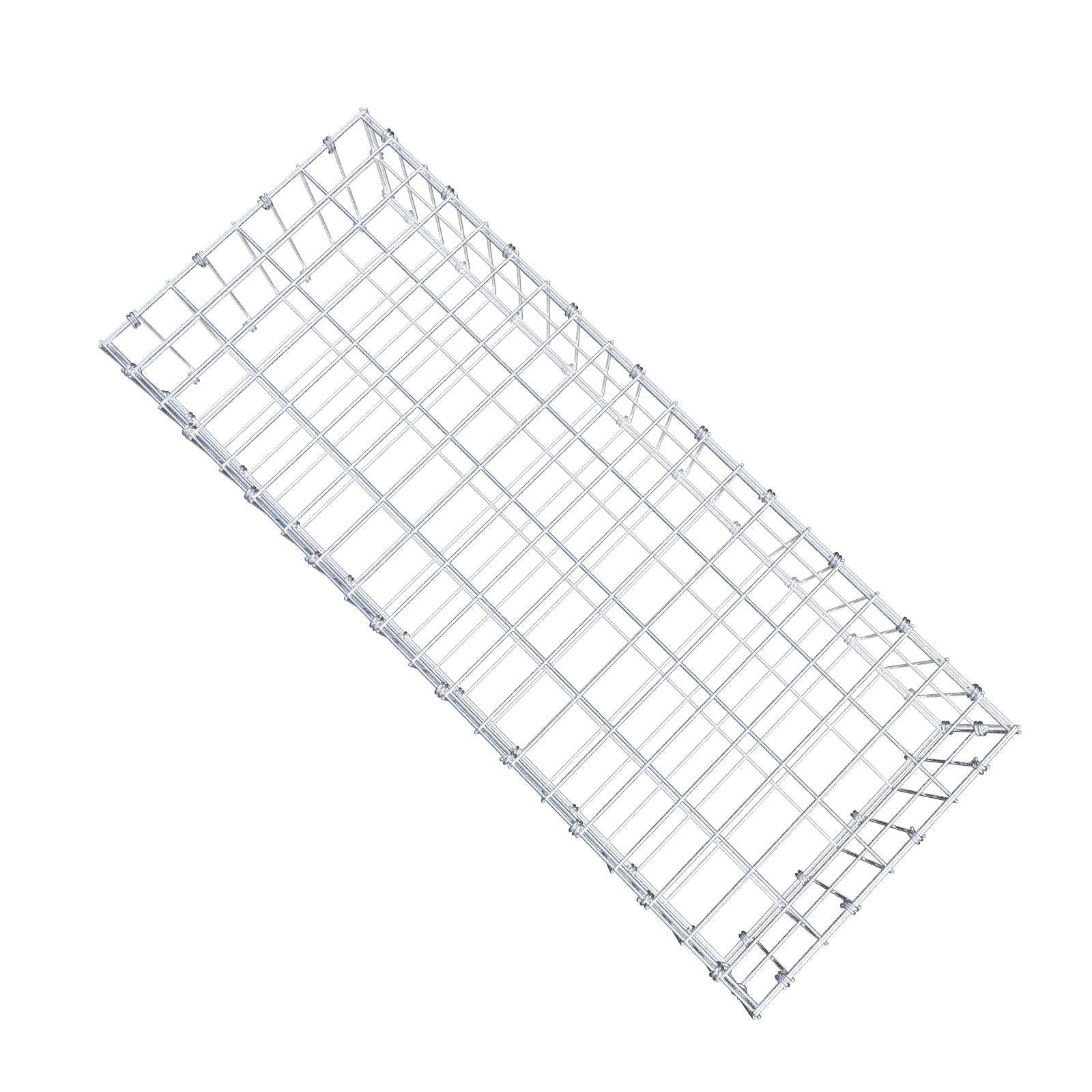 Gabion 100 cm x 20 cm x 40 cm (L x H x P), mailles 5 x 10 cm, anneau en spirale