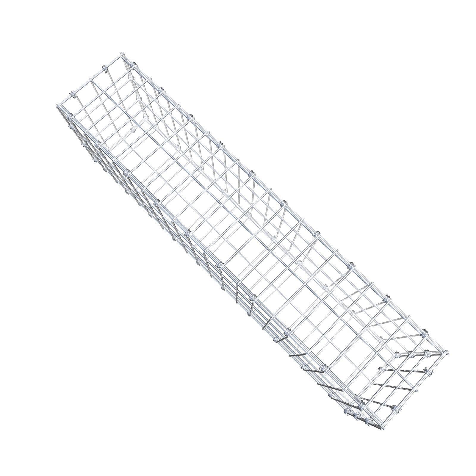 Schanskorf 100 cm x 30 cm x 20 cm (L x H x D), maaswijdte 5 x 10 cm, spiraalring