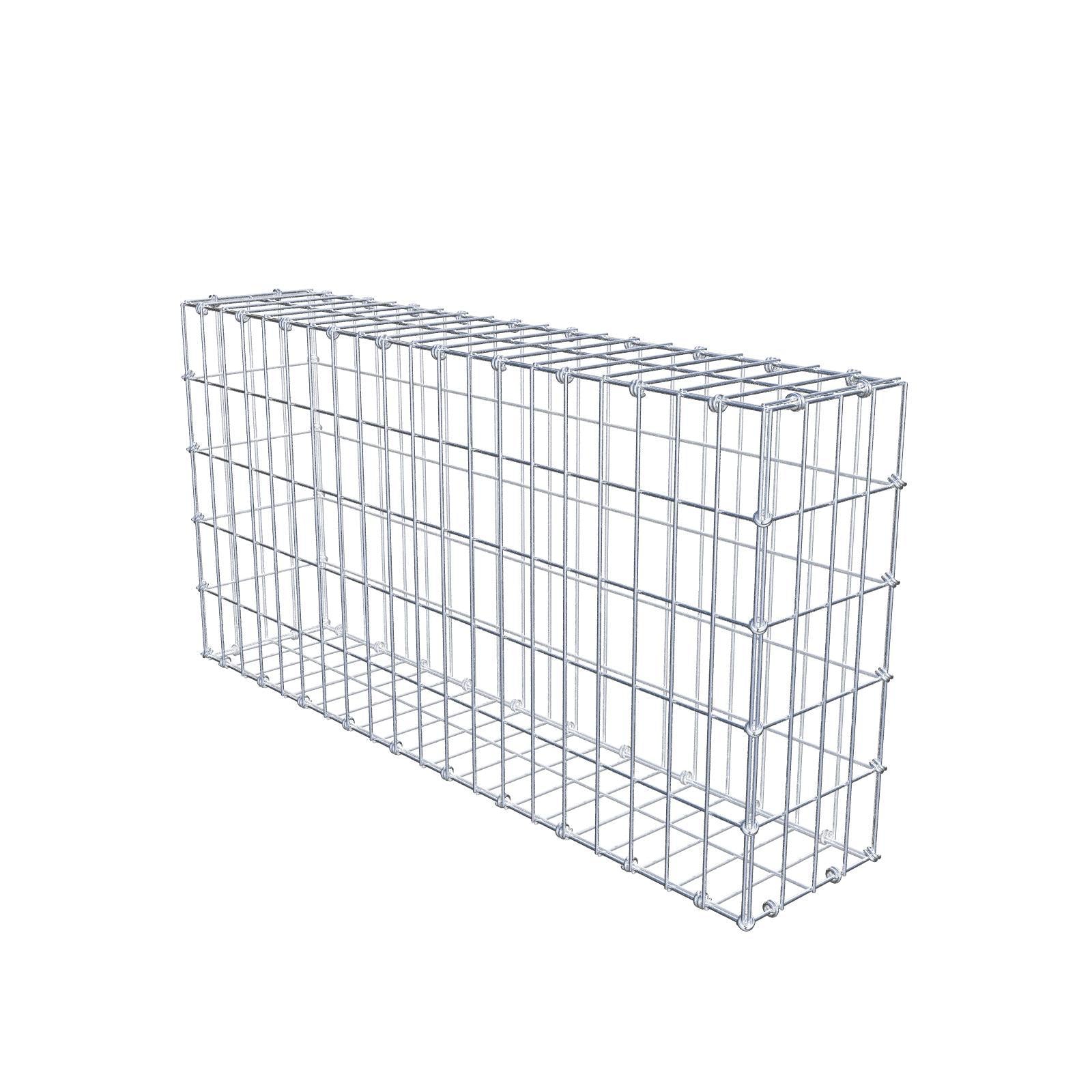 Schanskorf 100 cm x 50 cm x 20 cm (L x H x D), maaswijdte 5 x 10 cm, spiraalring