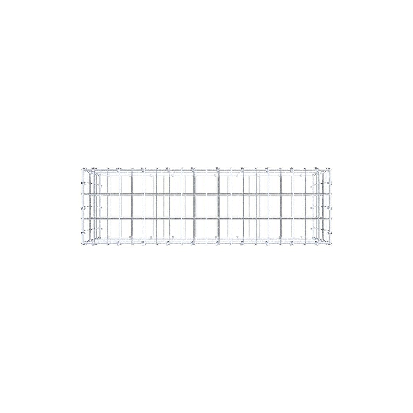 Gabion 100 cm x 50 cm x 30 cm (L x H x D), mesh size 5 x 10 cm, spiral ring