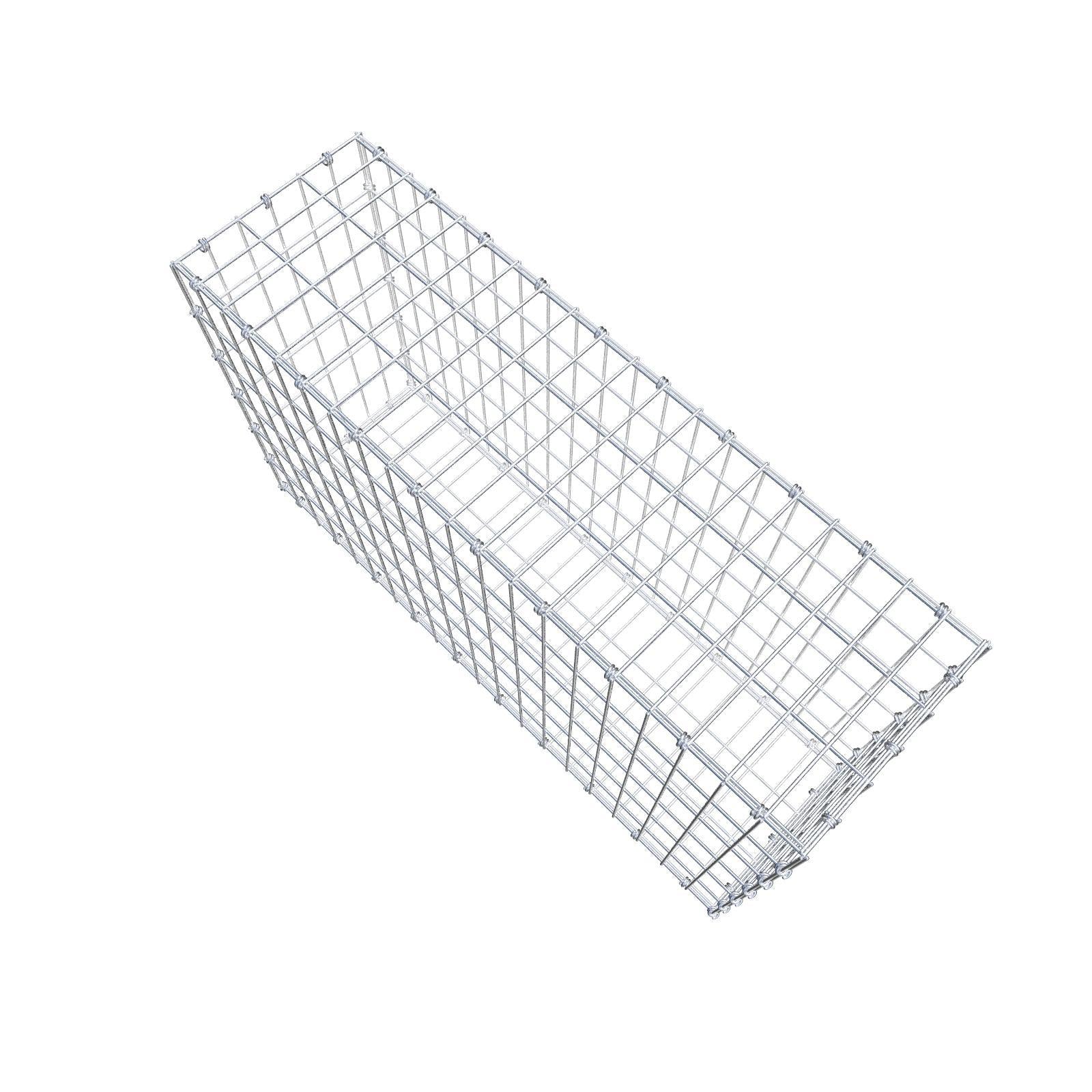 Gabione 100 cm x 60 cm x 30 cm (L x H x T), Maschenweite 5 x 10 cm, Spiralring
