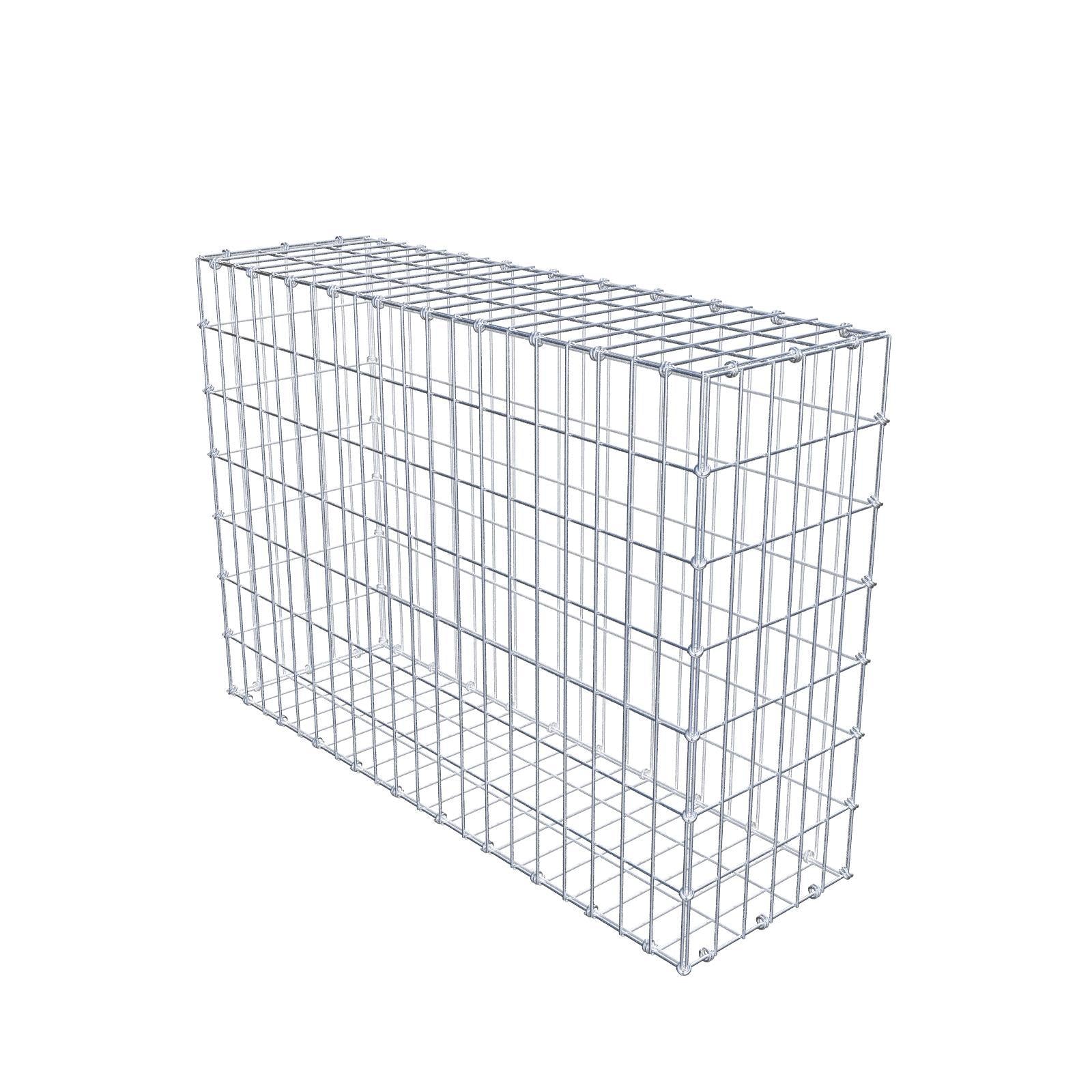 Gabion 100 cm x 70 cm x 30 cm (L x H x D), maskstorlek 5 x 10 cm, spiralring
