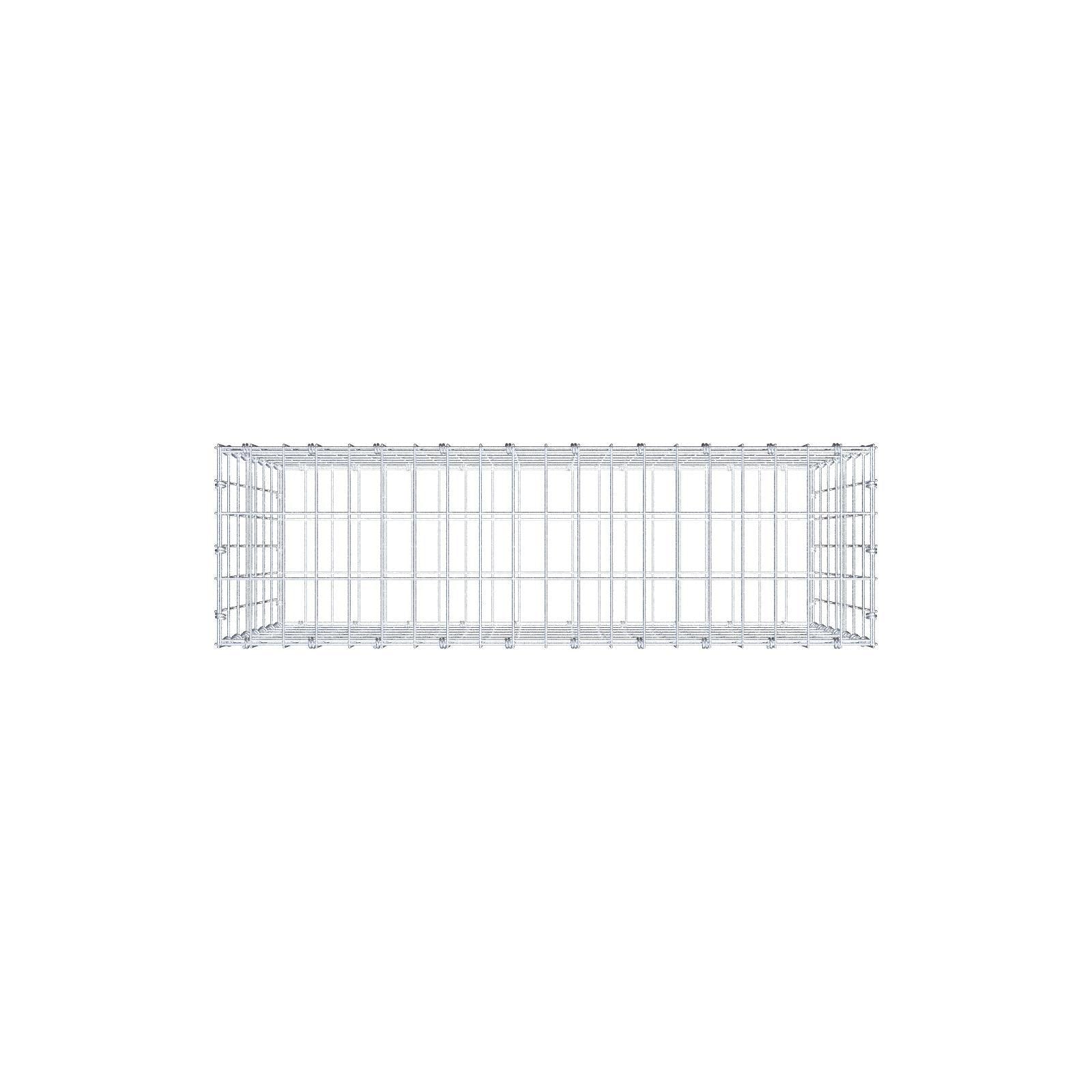 Gabion 100 cm x 70 cm x 30 cm (L x H x D), maskstorlek 5 x 10 cm, spiralring