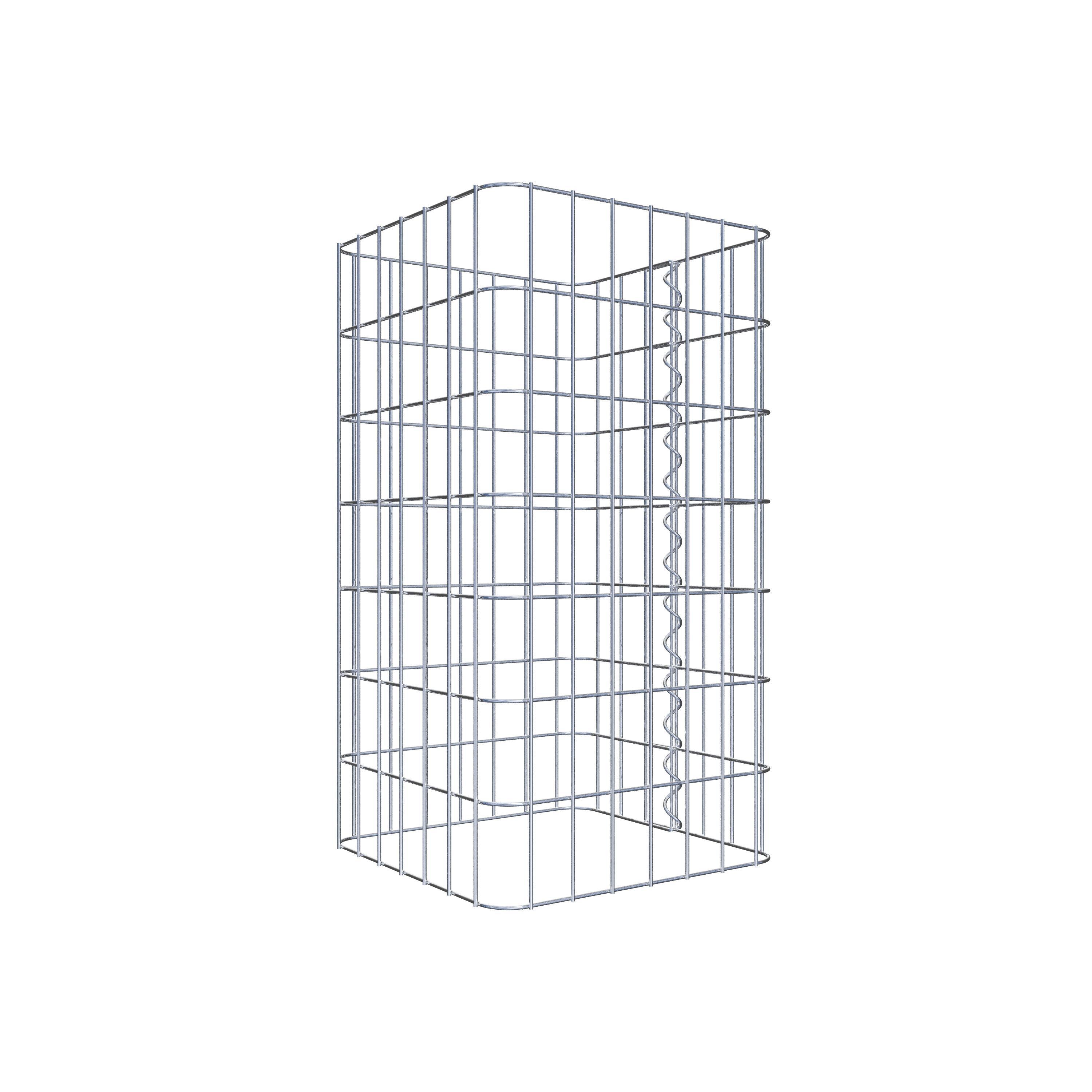 Colonna di gabbioni 37 x 37 cm, MW 5 x 10 cm quadrati