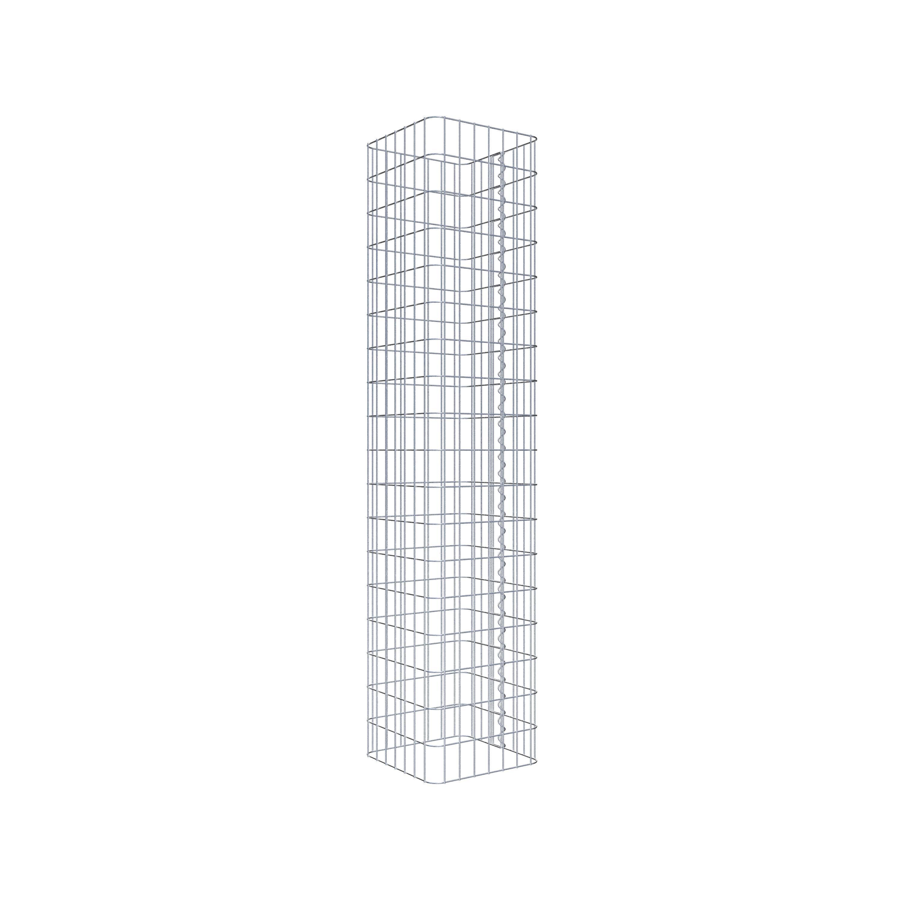 Colonna di gabbioni 37 x 37 cm, MW 5 x 10 cm quadrati