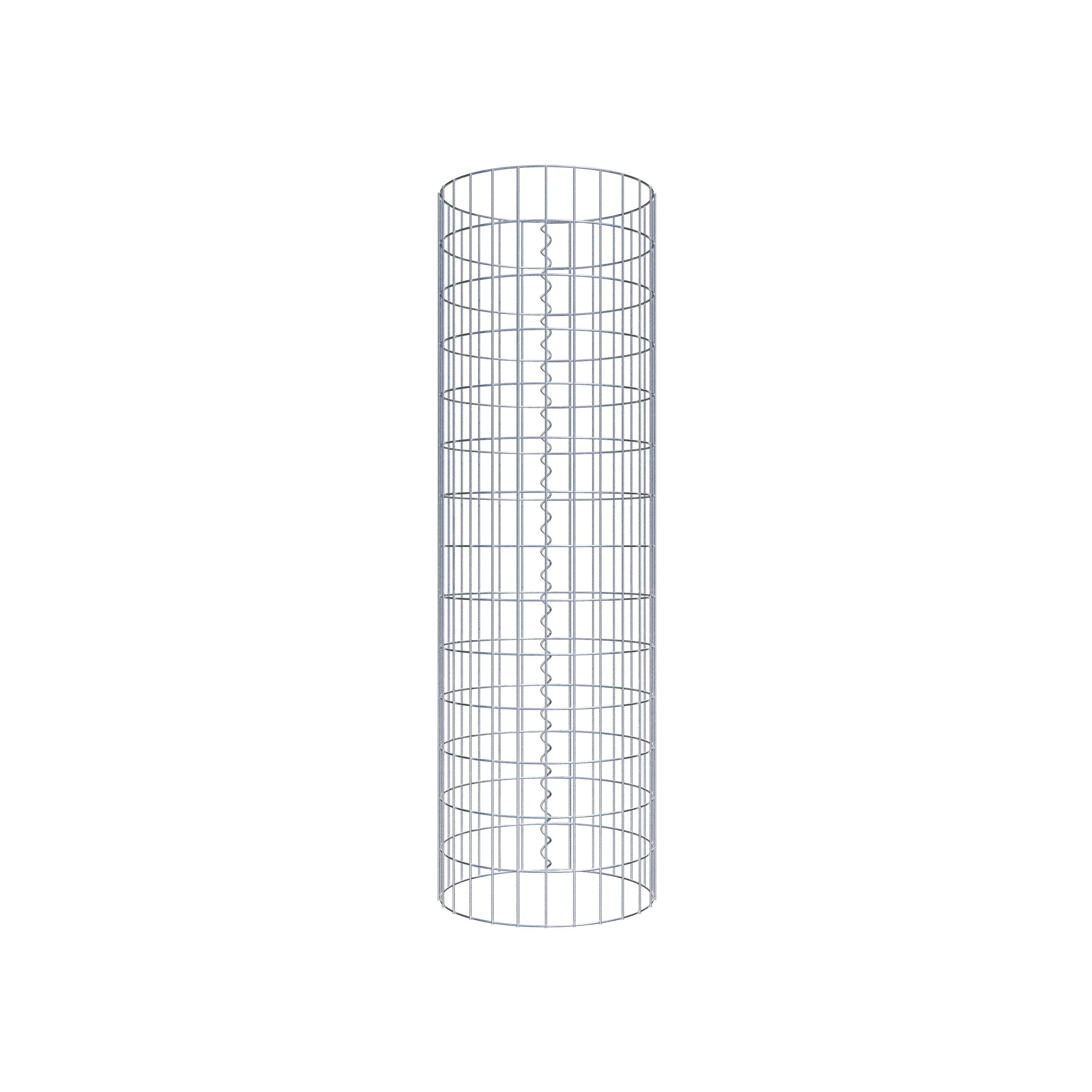 Colonna di gabbioni diametro 42 cm, MW 5 x 10 cm rotonda