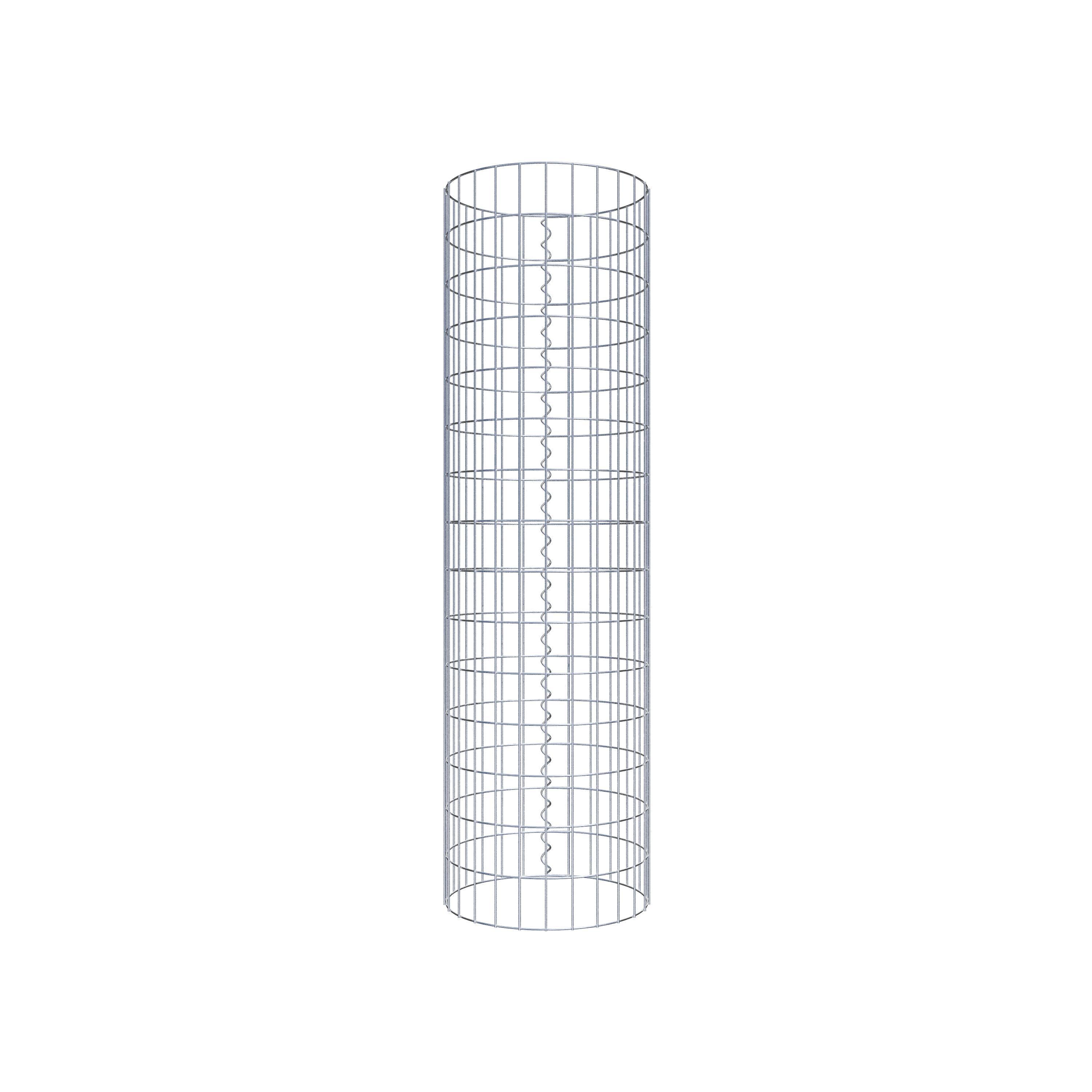 Colonna di gabbioni diametro 42 cm, MW 5 x 10 cm rotonda