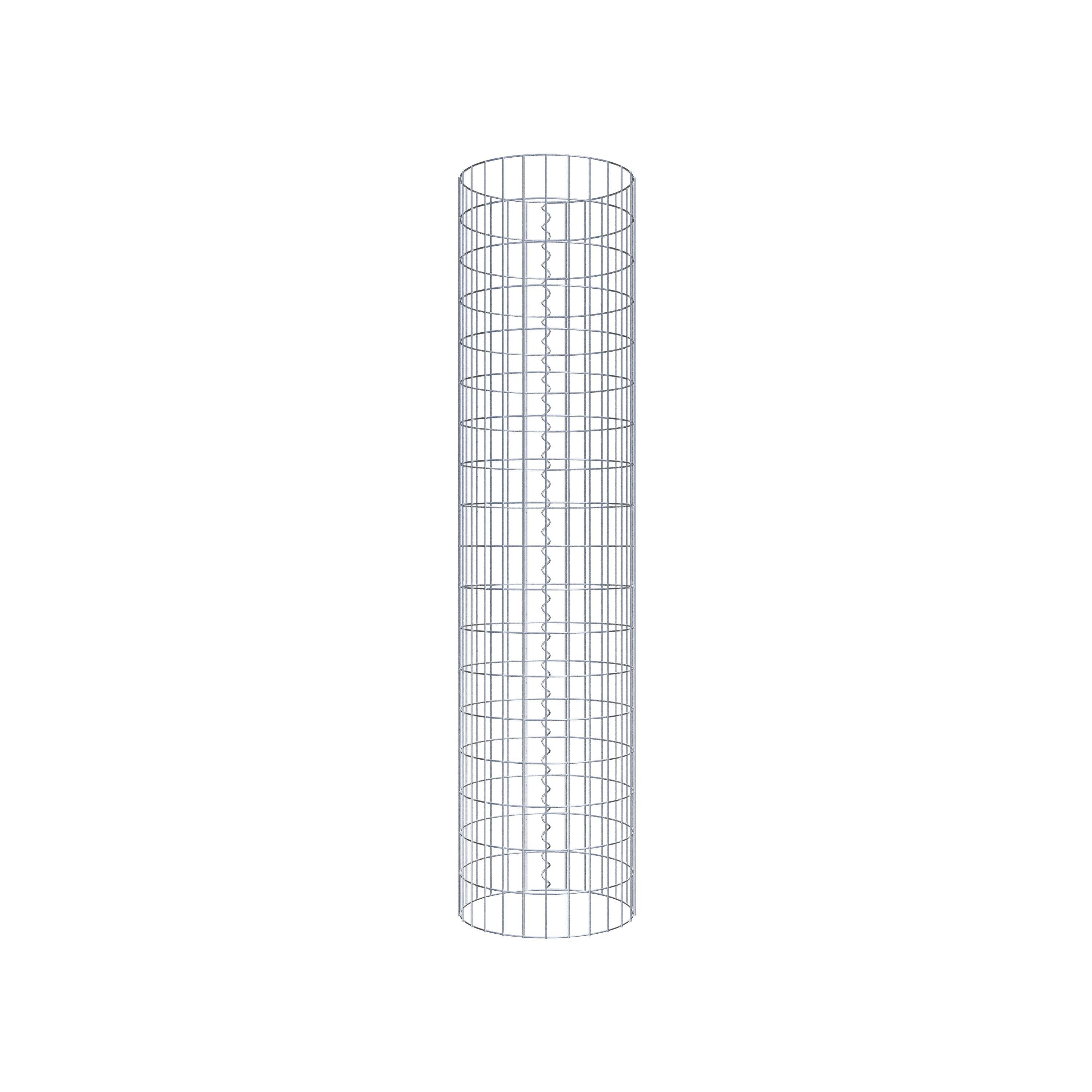 Colonna di gabbioni diametro 42 cm, MW 5 x 10 cm rotonda