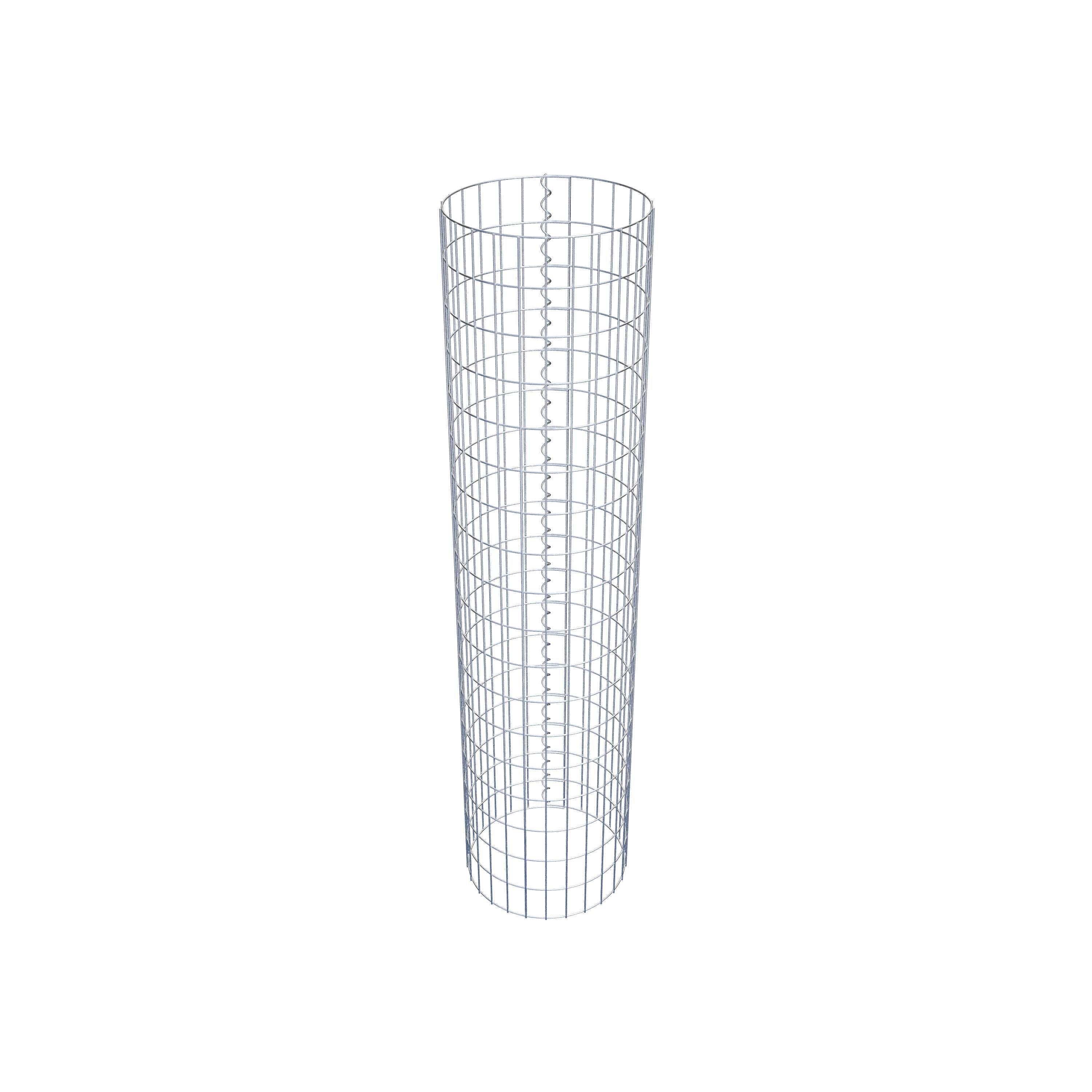 Colonna di gabbioni diametro 42 cm, MW 5 x 10 cm rotonda