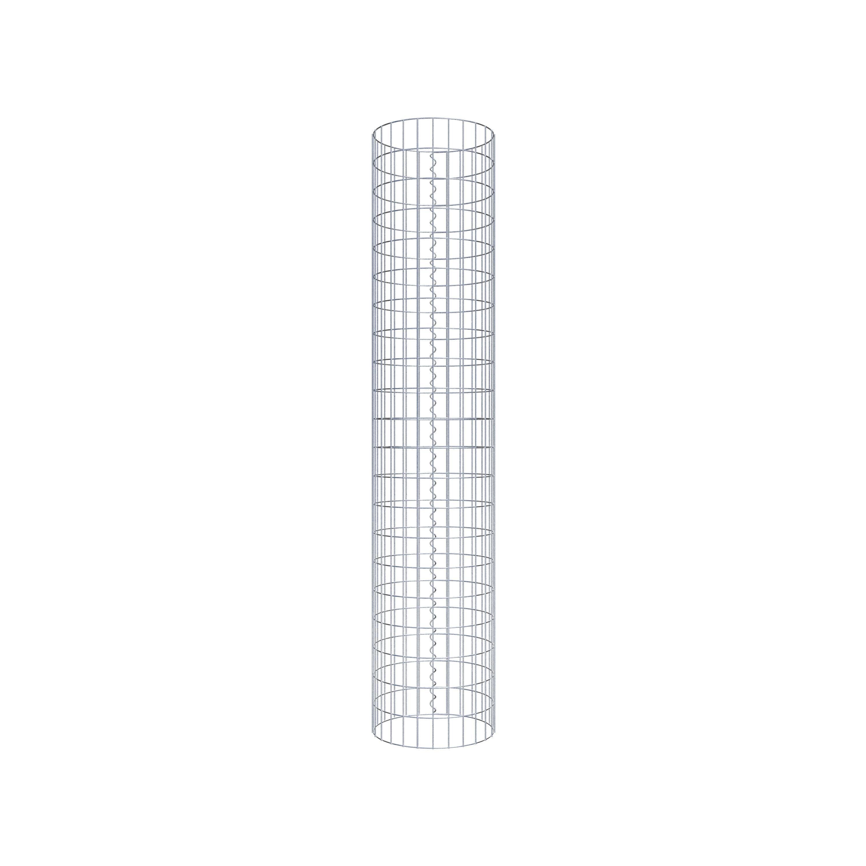 Colonna di gabbioni diametro 42 cm, MW 5 x 10 cm rotonda