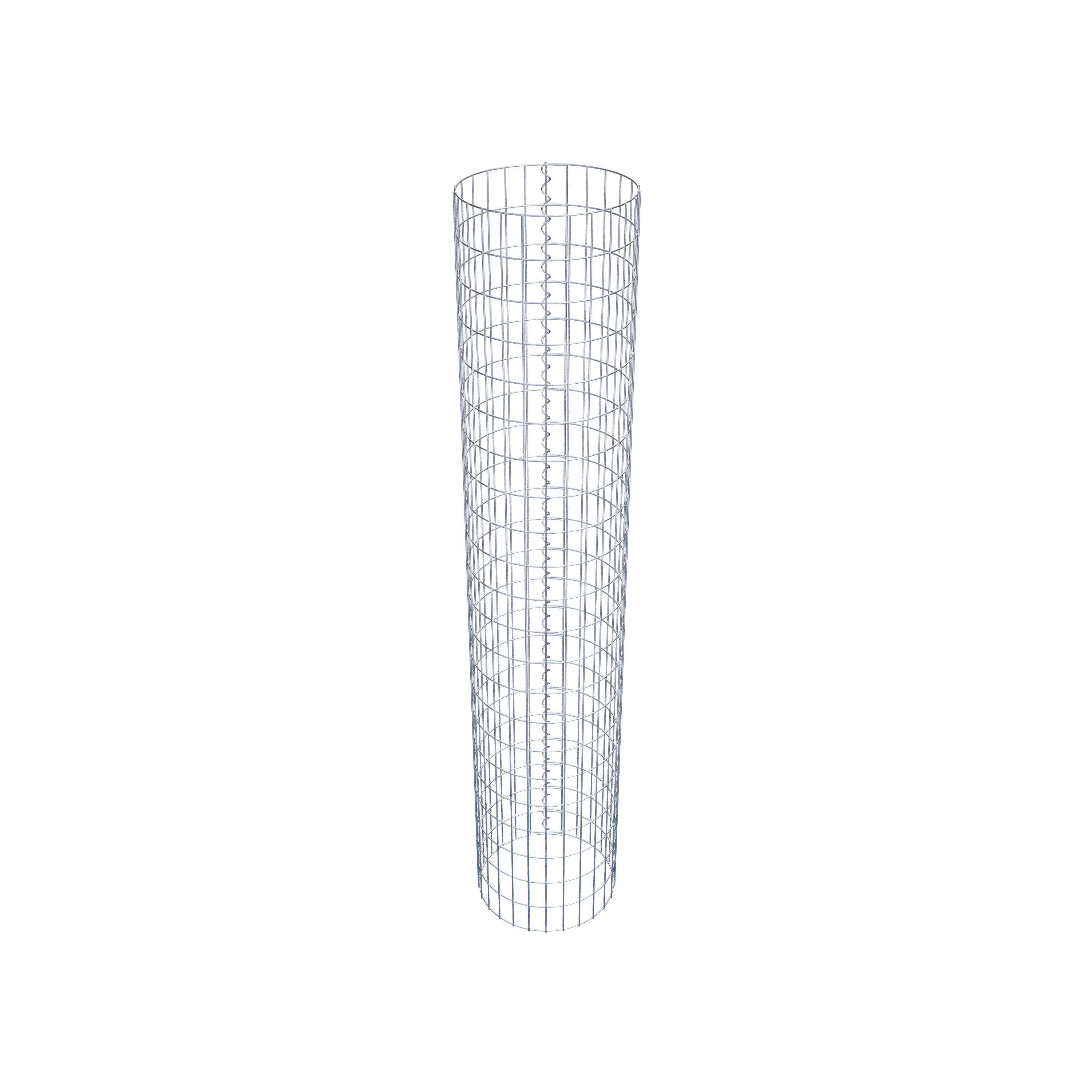 Colonna di gabbioni diametro 42 cm, MW 5 x 10 cm rotonda
