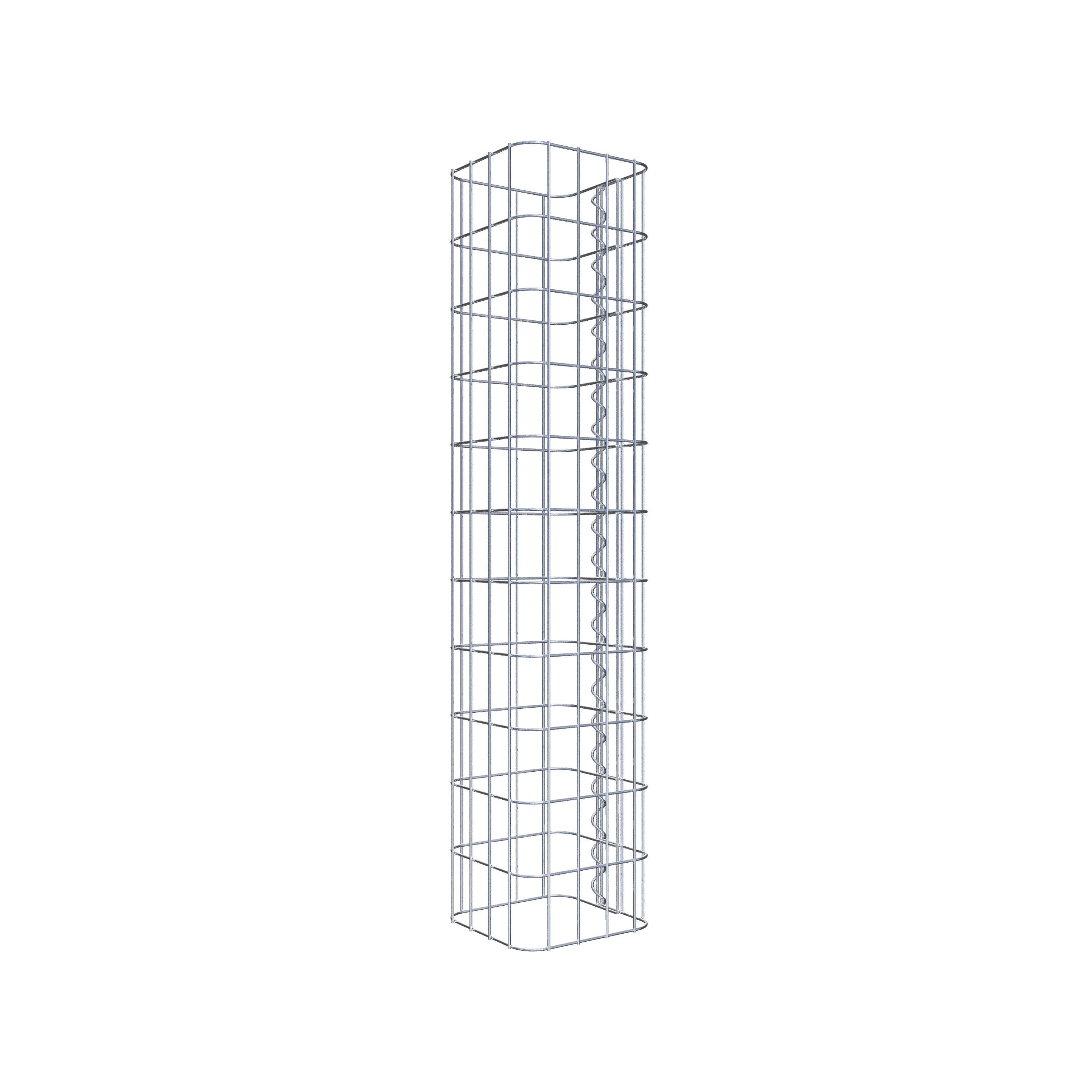 Colonne de gabion 22 x 22 cm, MW 5 x 10 cm carré