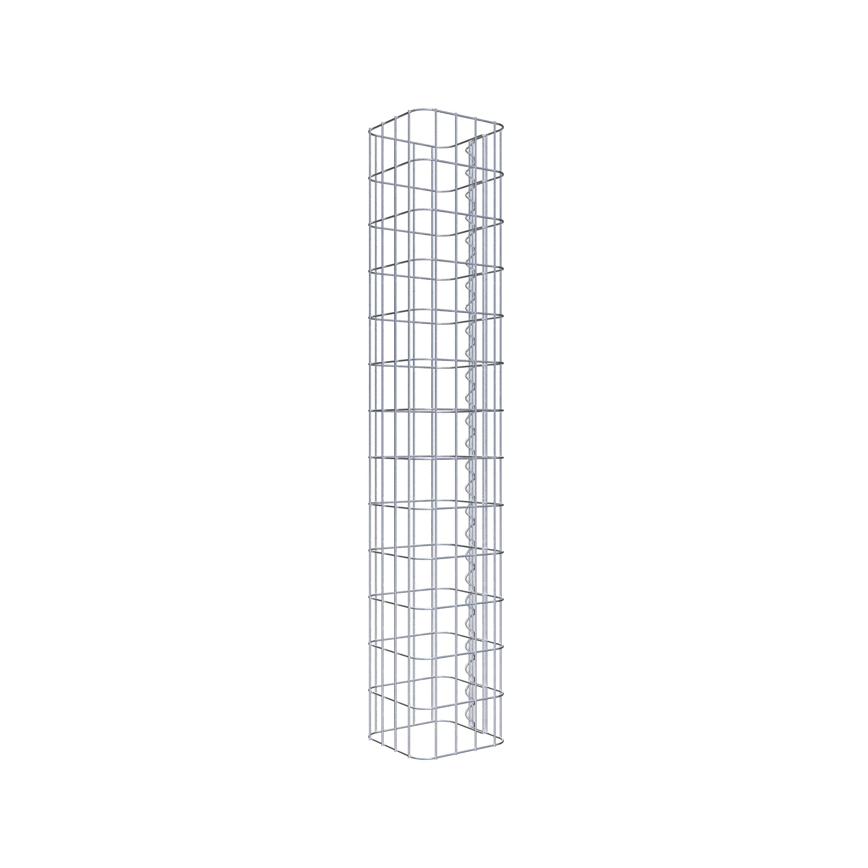 Colonne de gabion 22 x 22 cm, MW 5 x 10 cm carré