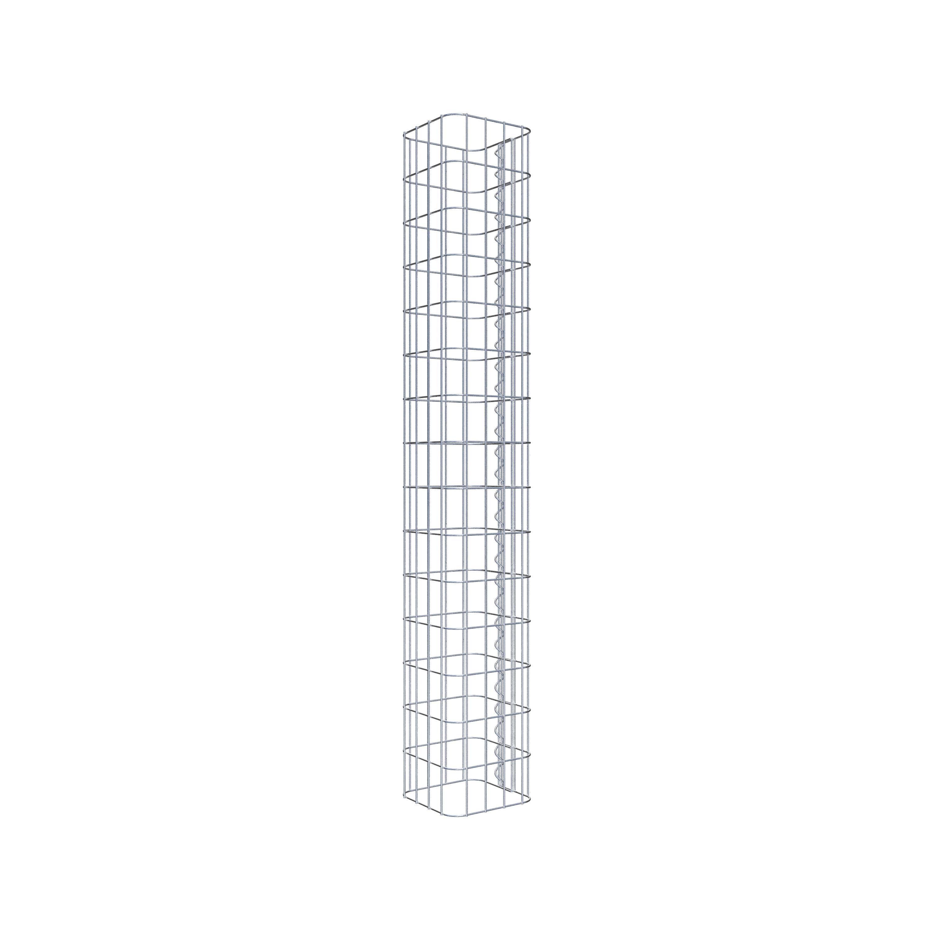 Colonne de gabion 22 x 22 cm, MW 5 x 10 cm carré