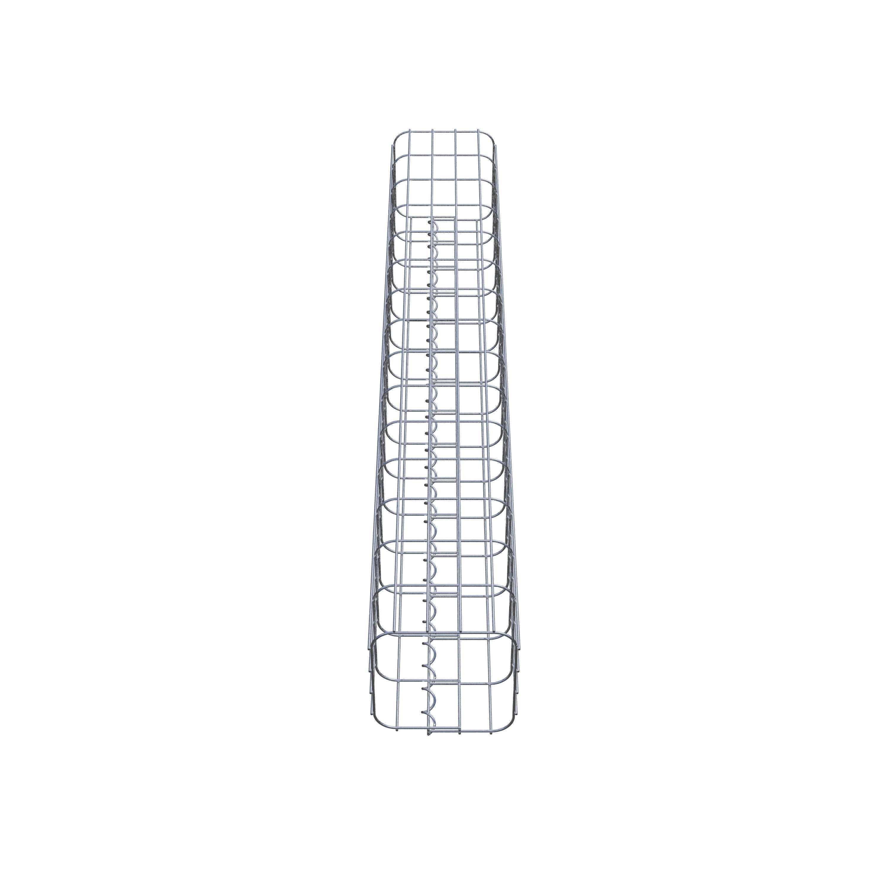 Colonne de gabion 22 x 22 cm, MW 5 x 10 cm carré
