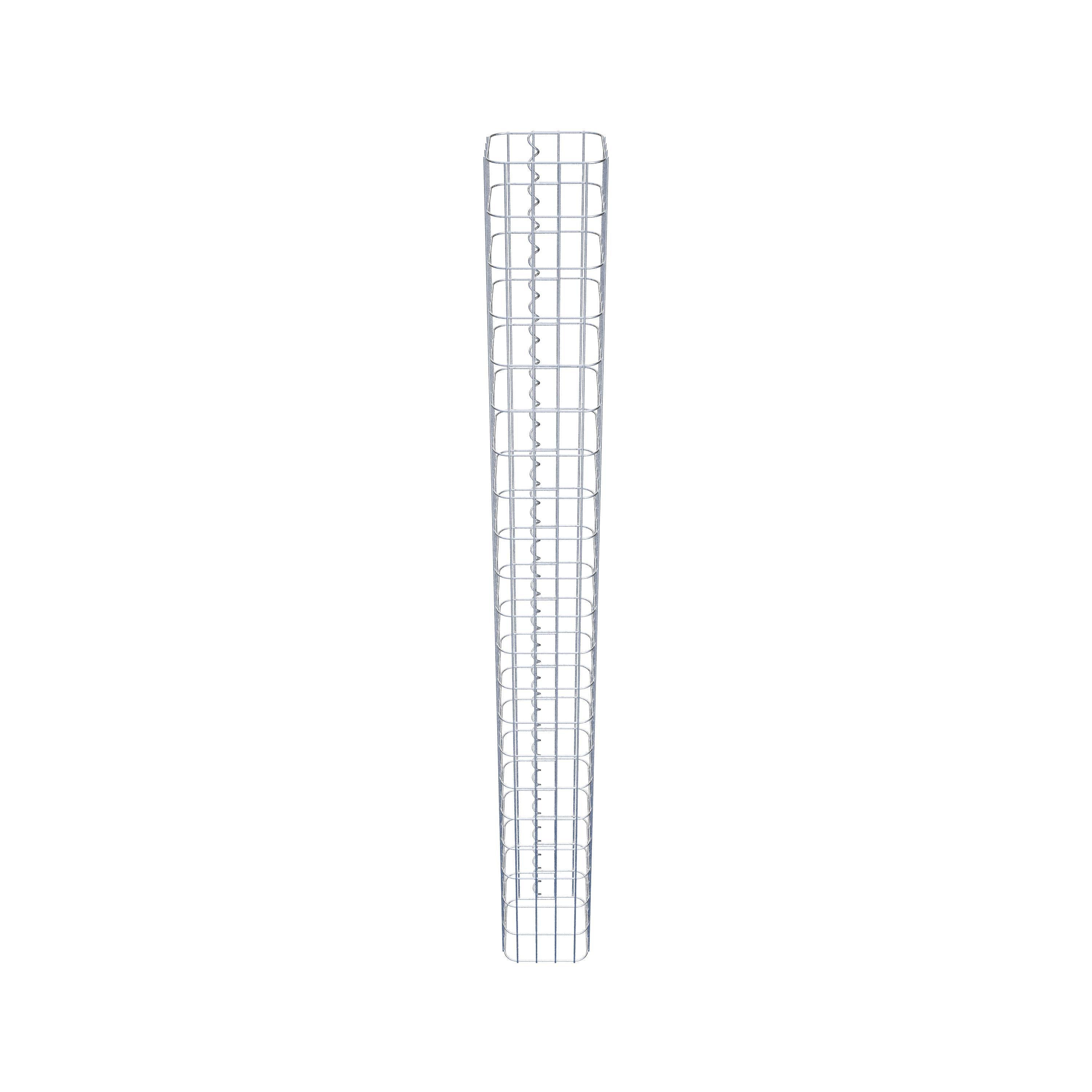 Colonne de gabion 22 x 22 cm, MW 5 x 10 cm carré