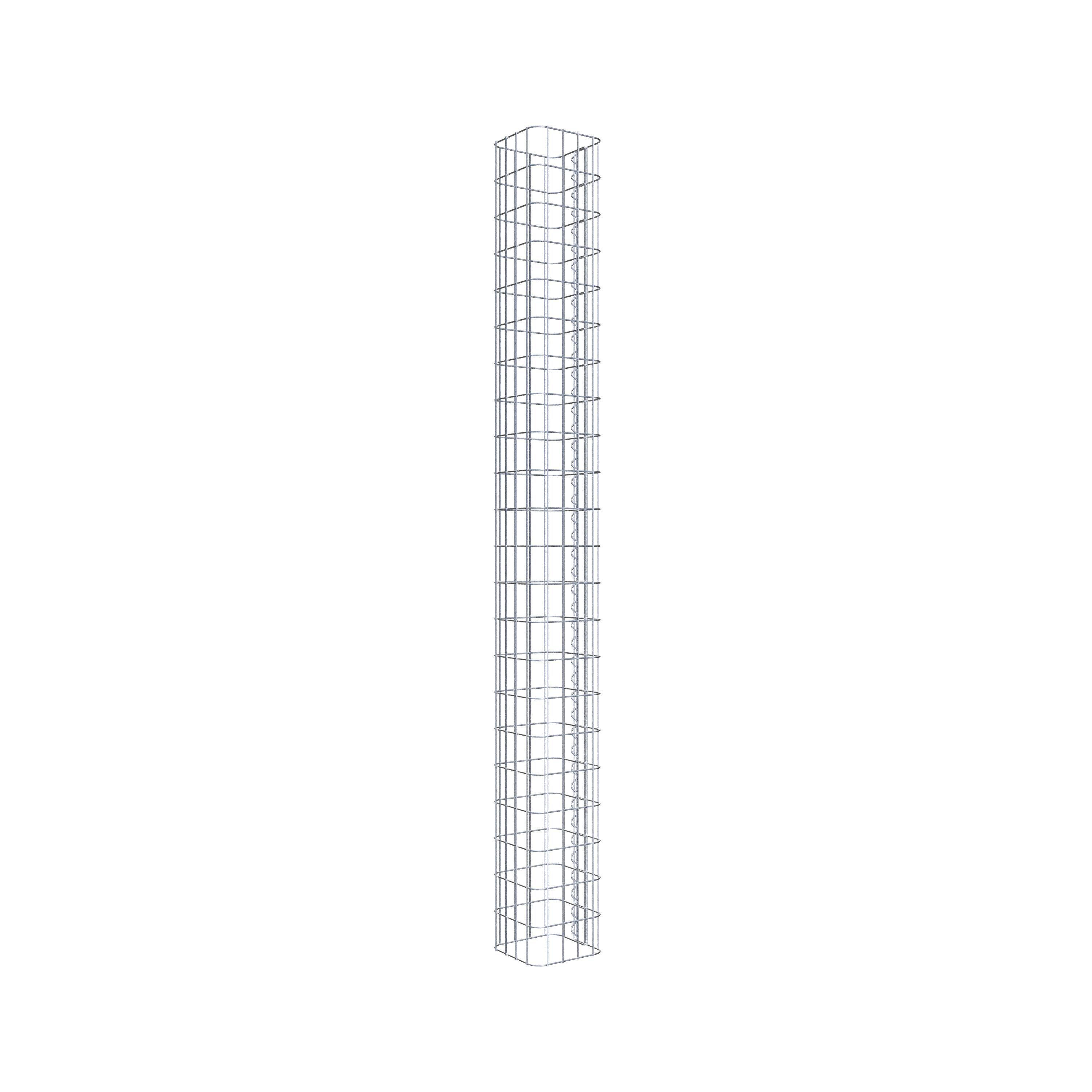 Colonne de gabion 22 x 22 cm, MW 5 x 10 cm carré