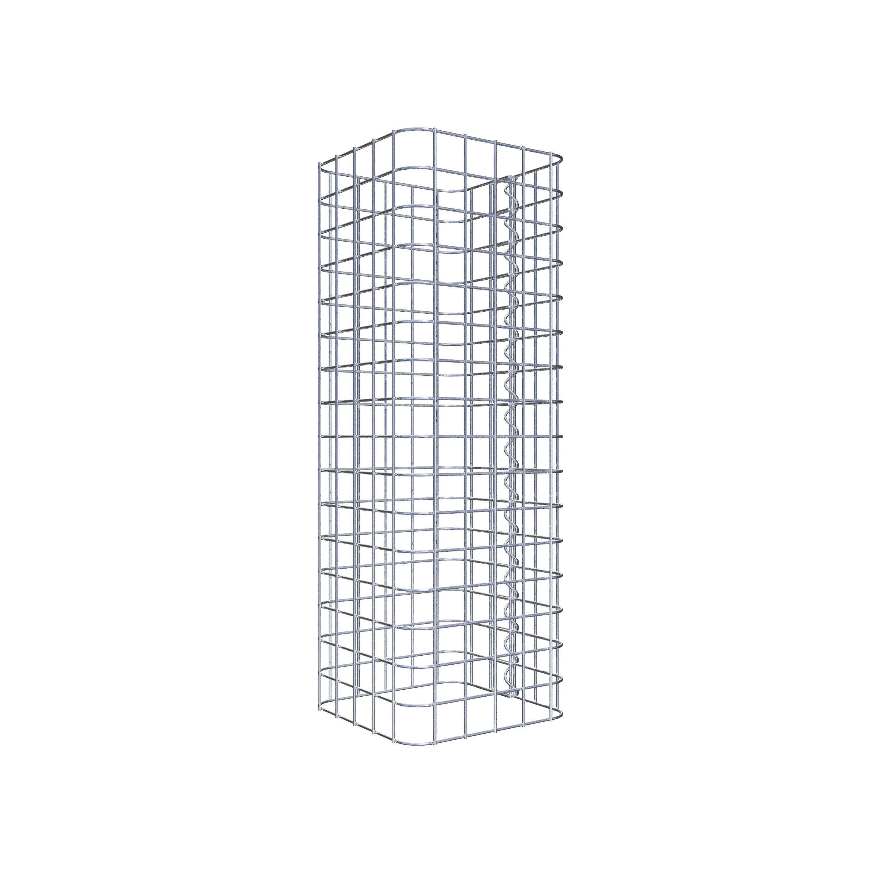 Colonne de gabion 27 x 27 cm MW 5 x 5 cm carré