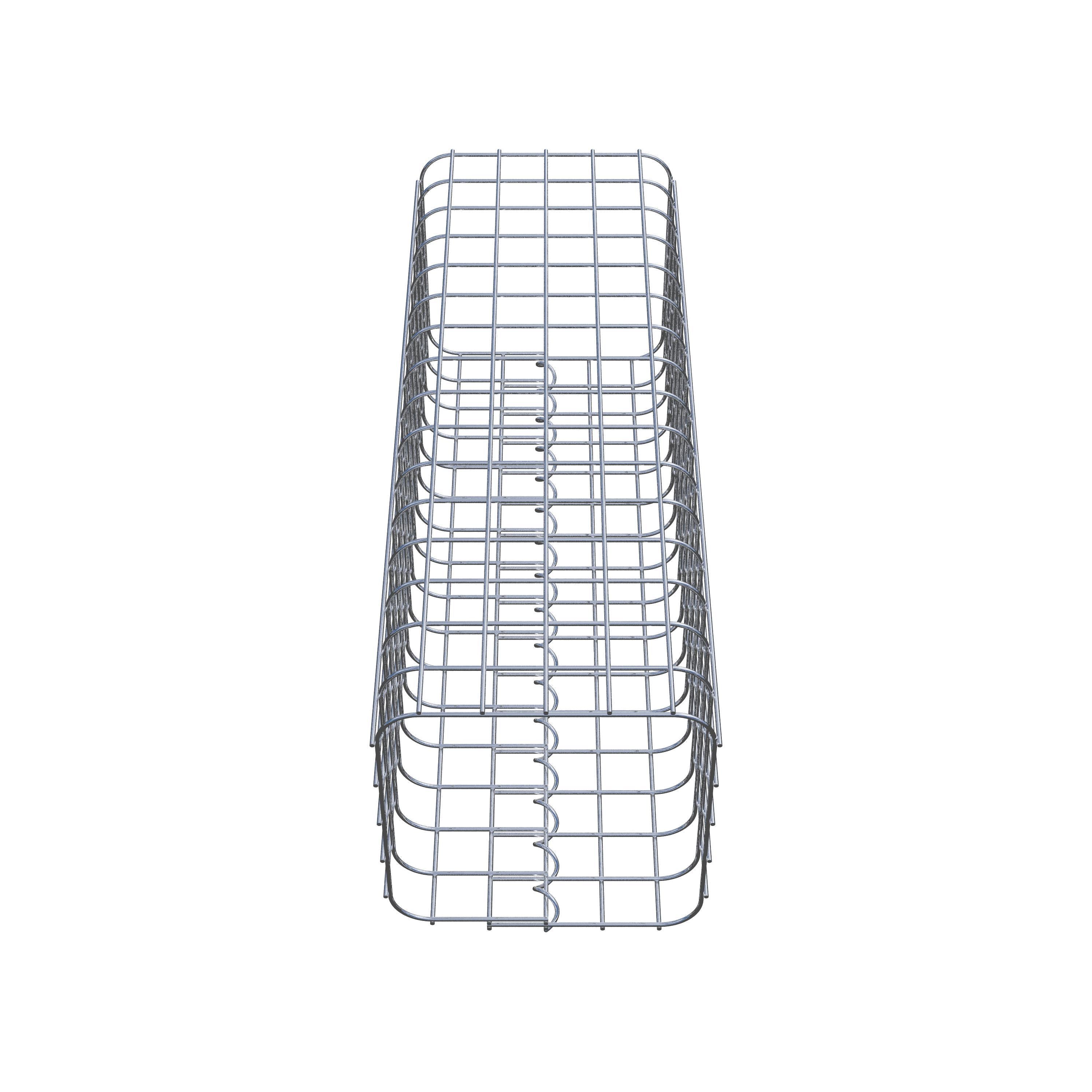 Colonne de gabion 27 x 27 cm MW 5 x 5 cm carré