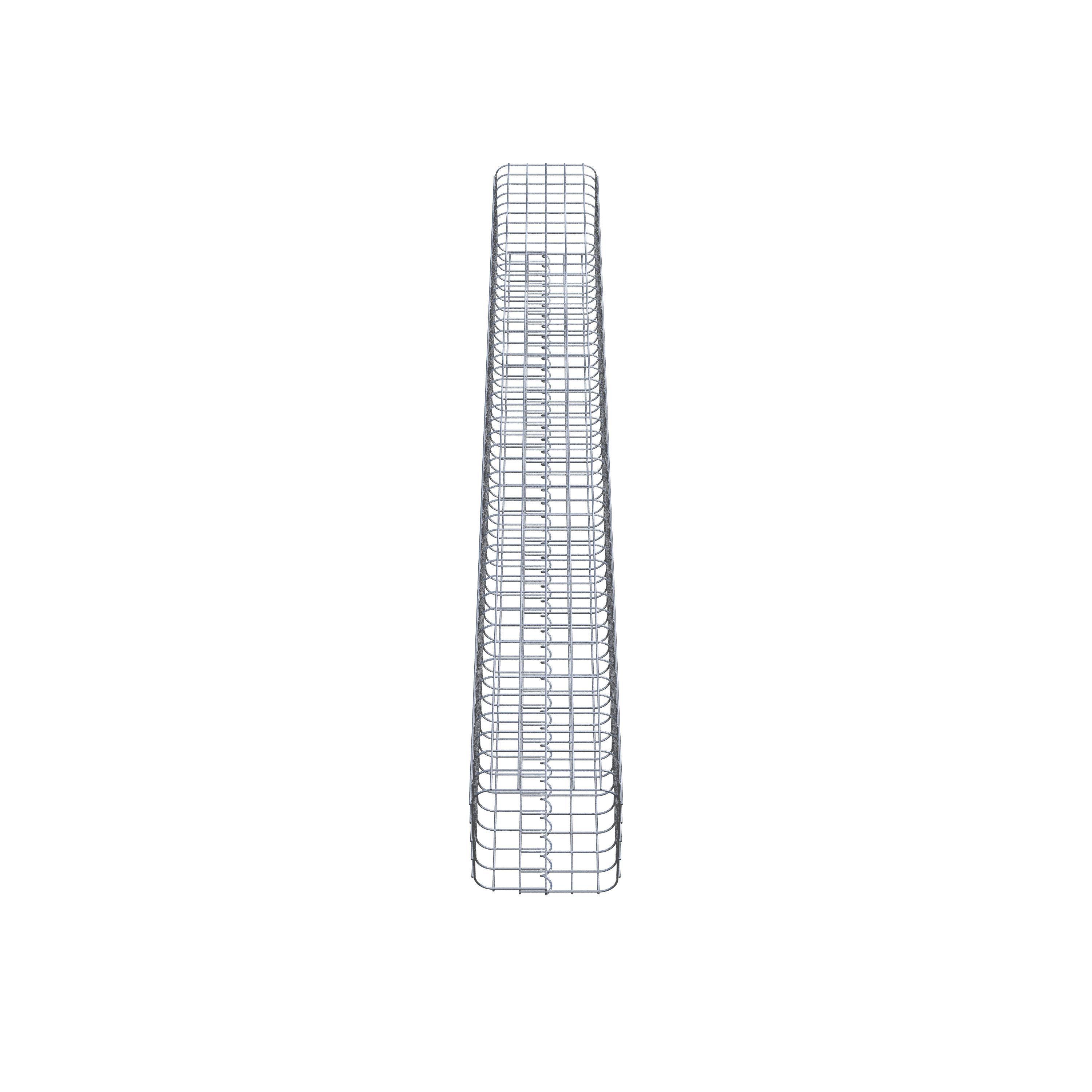 Colonne de gabion 27 x 27 cm MW 5 x 5 cm carré