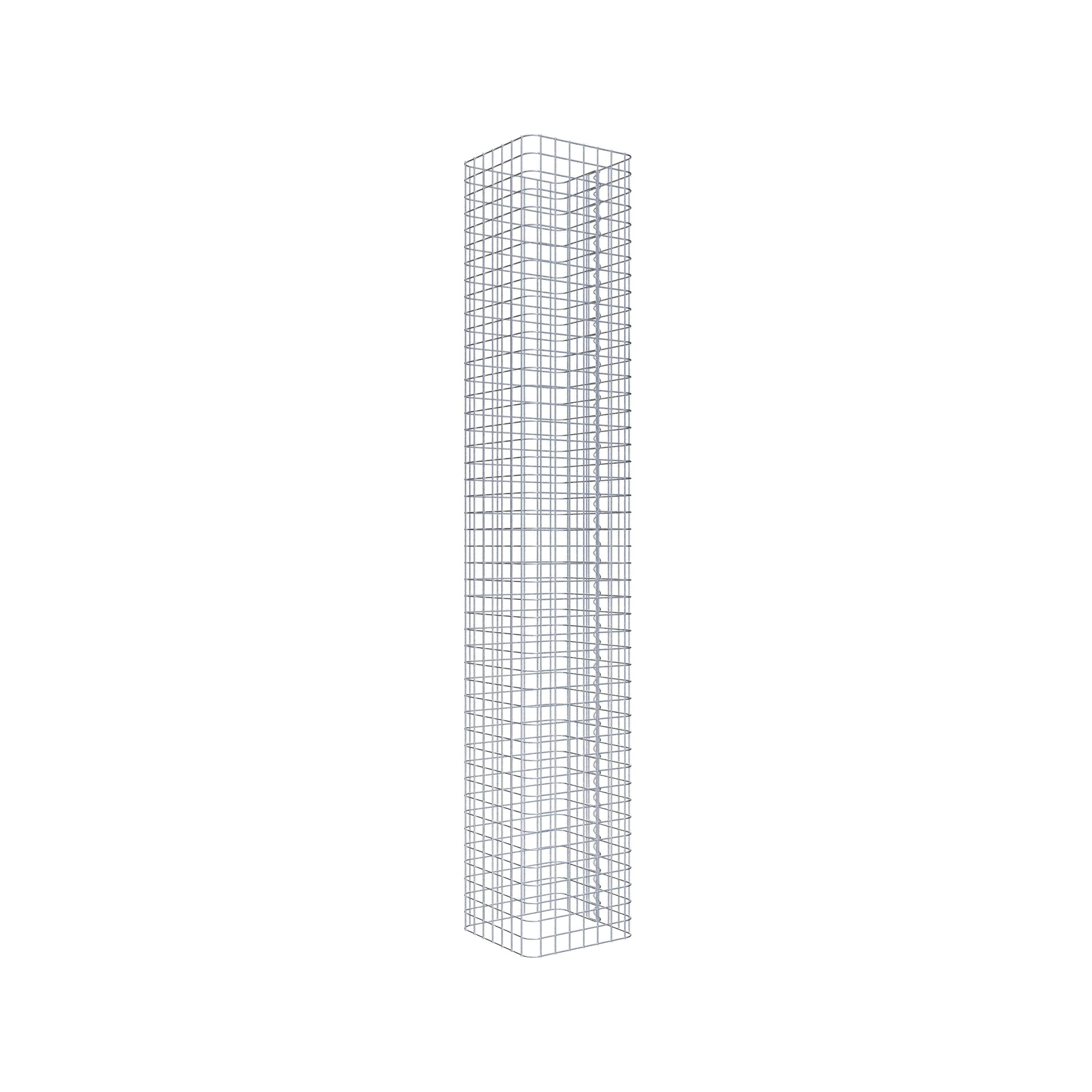 Colonne de gabion 37 x 37 cm MW 5 x 5 cm carré