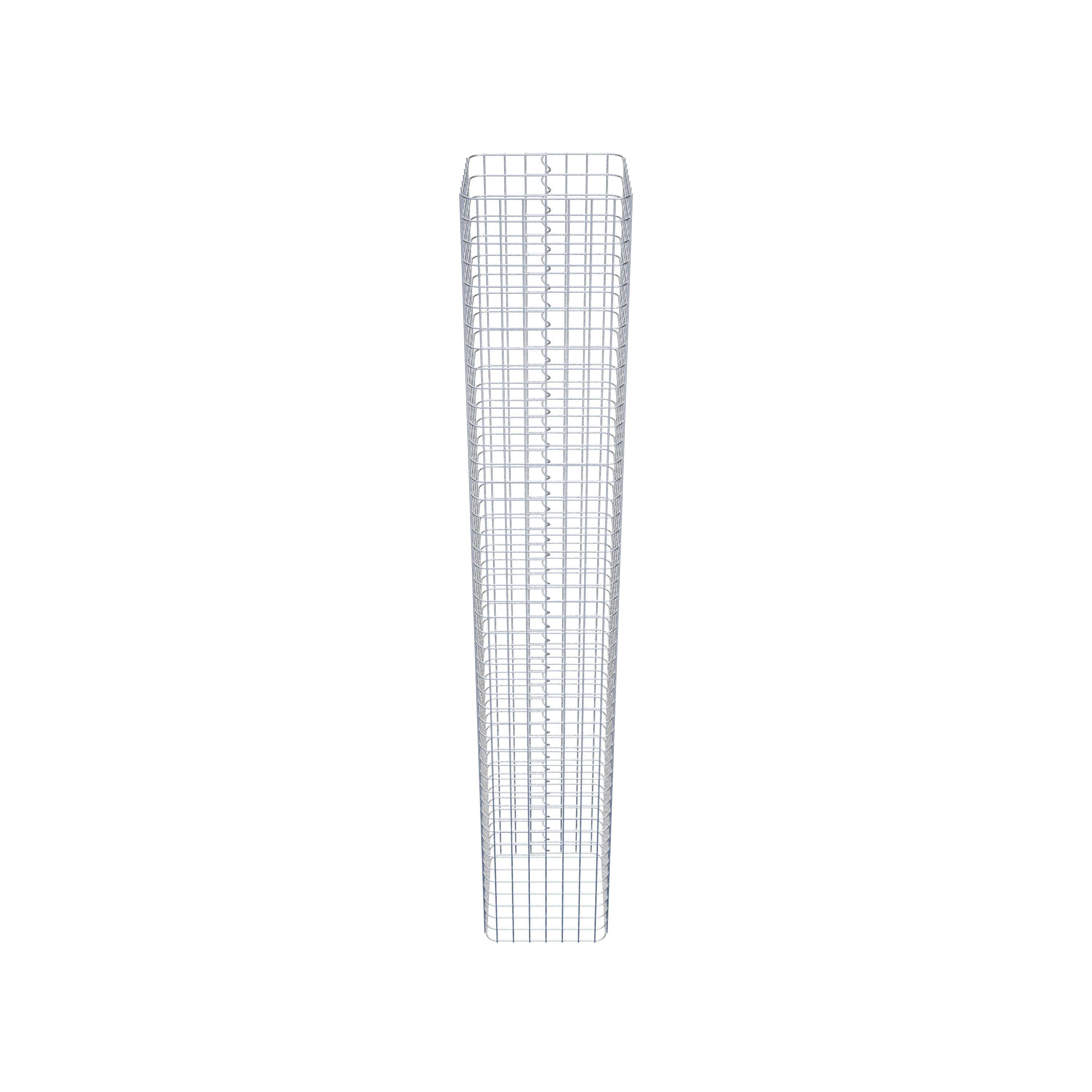 Colonne de gabion 37 x 37 cm MW 5 x 5 cm carré