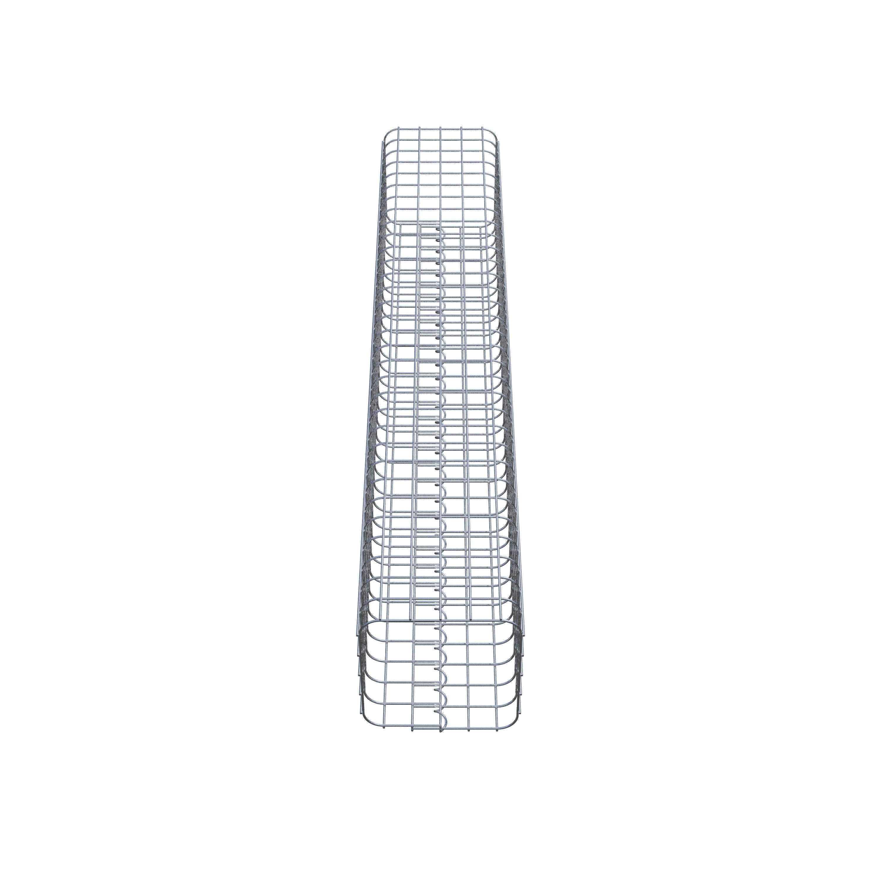 Colonne de gabion 27 x 27 cm MW 5 x 5 cm carré