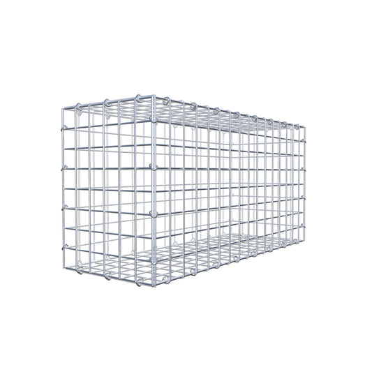 Gabion 80 cm x 40 cm x 30 cm (L x H x P), mailles 5 cm x 5 cm, anneau en C