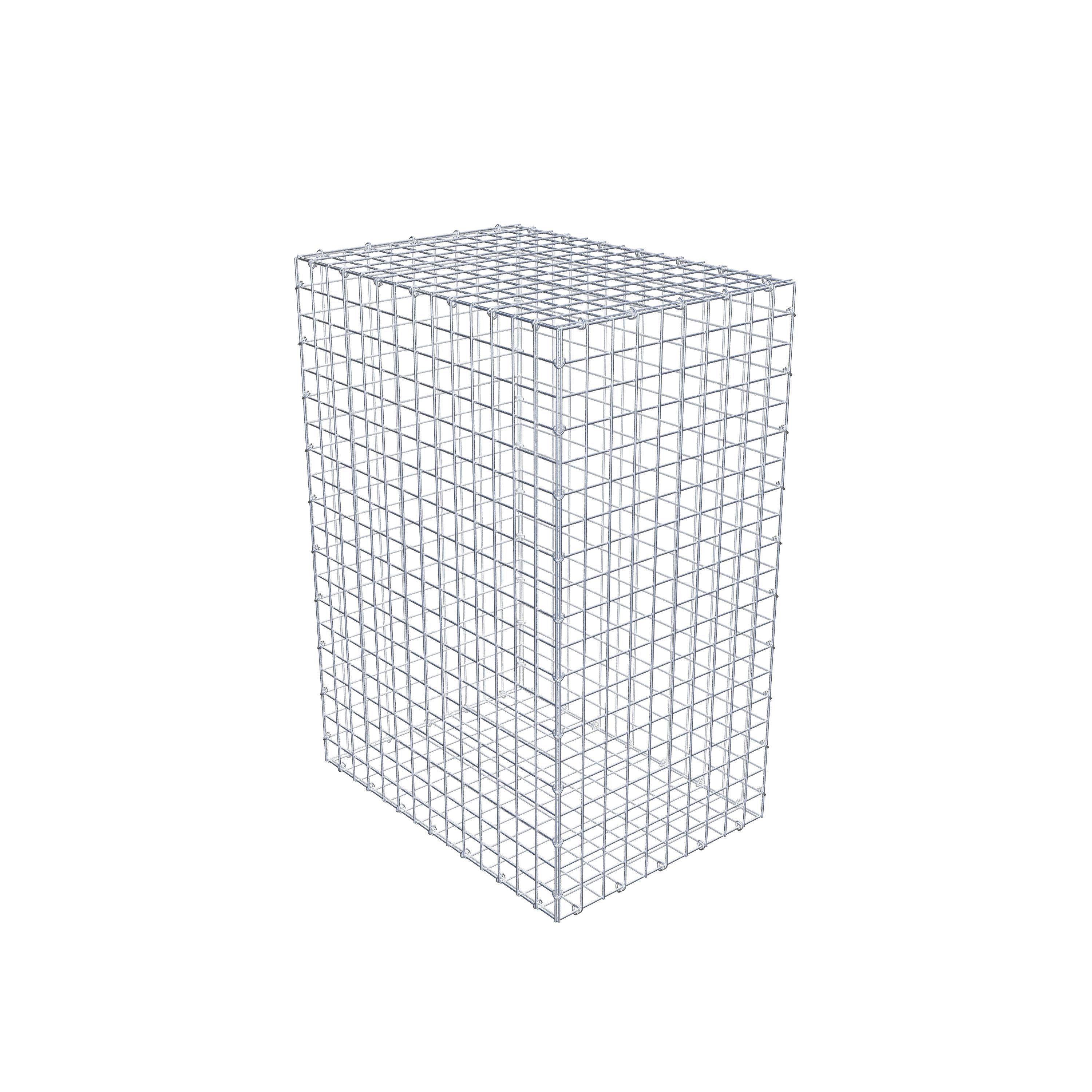 Gabião 100 cm x 70 cm x 50 cm (C x A x P), malhagem 5 cm x 5 cm, anel C